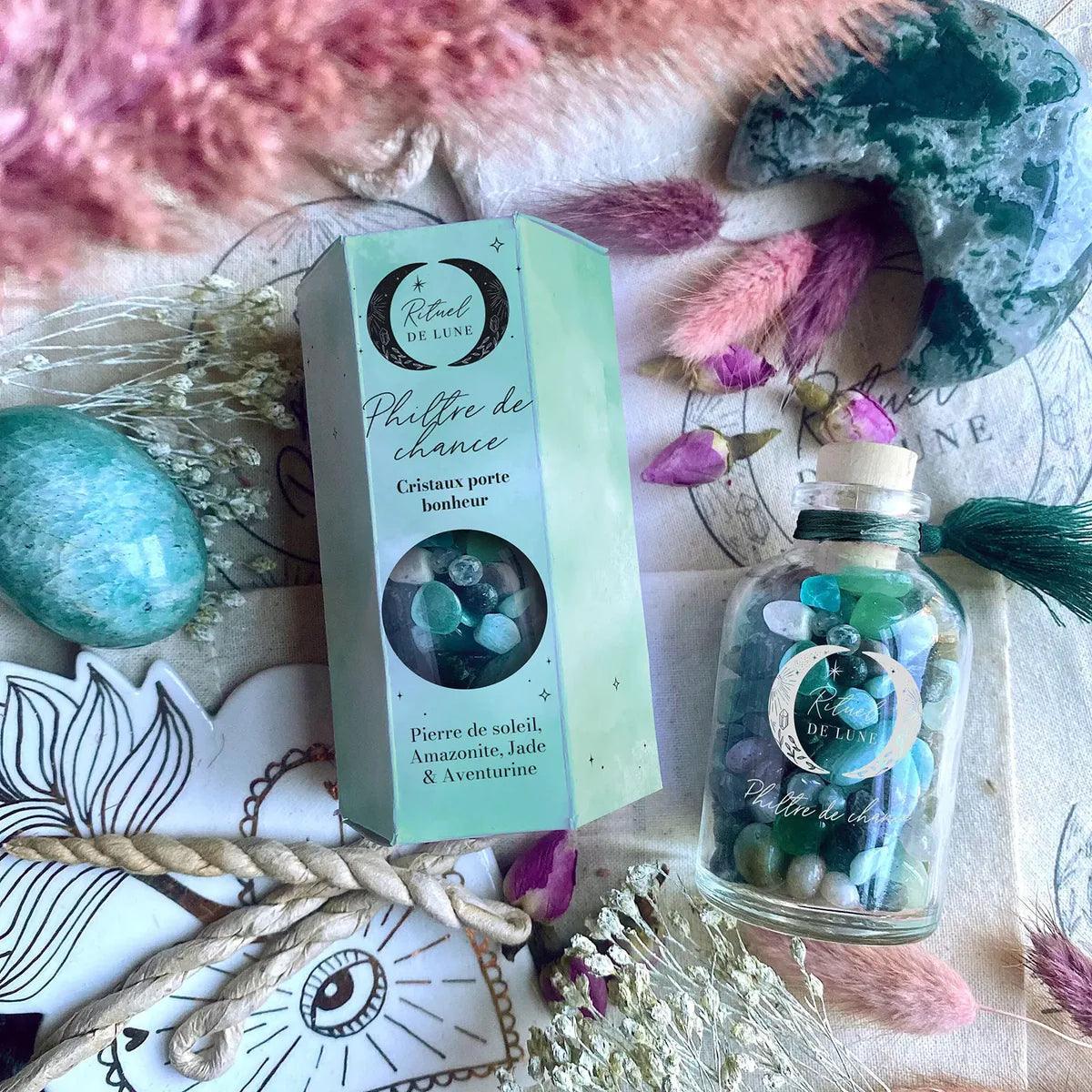Comment attirer la chance avec le philtre de cristaux chance Rituel De Lune? | Rituel de Lune