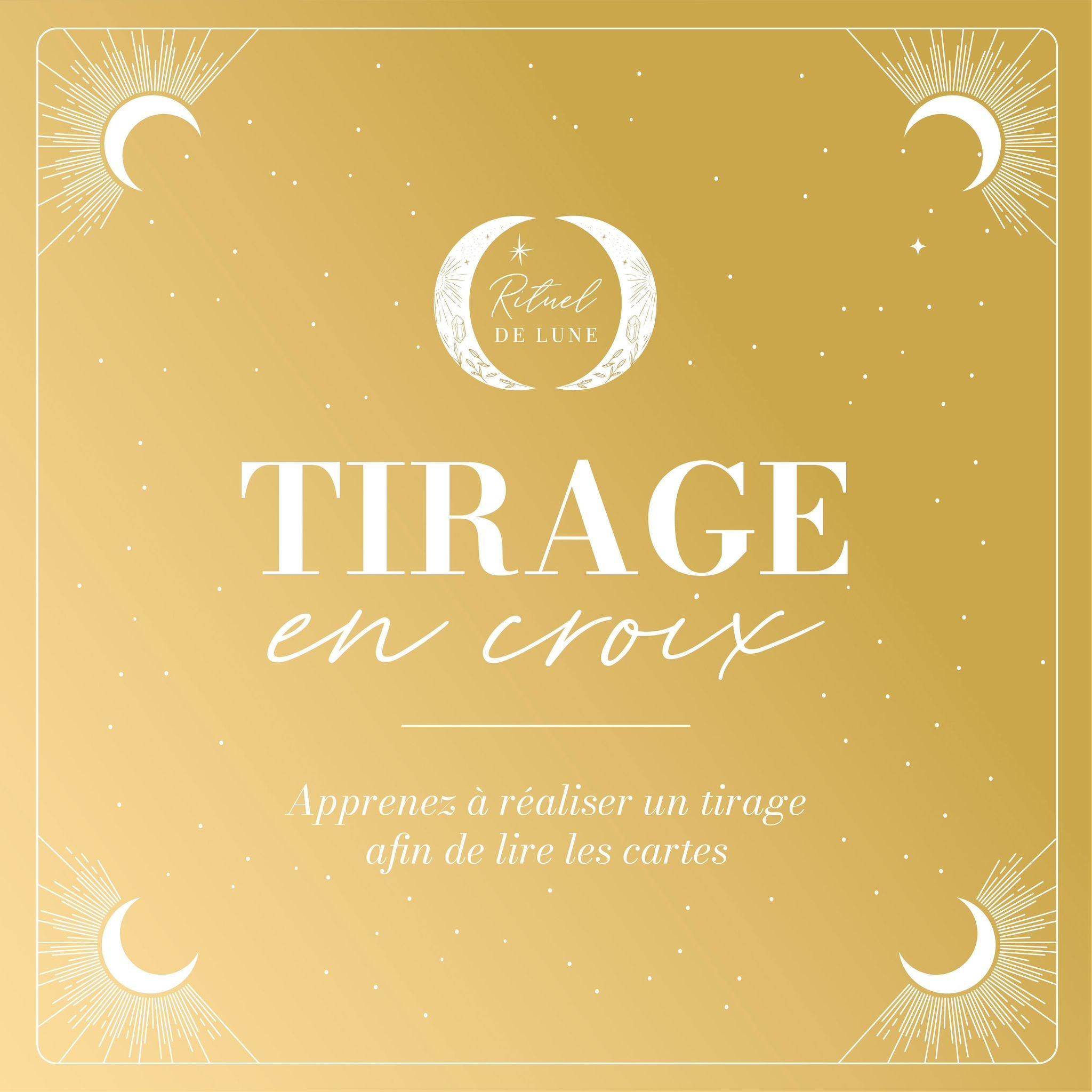 Comment faire un tirage en croix avec un Oracle? | Rituel de Lune