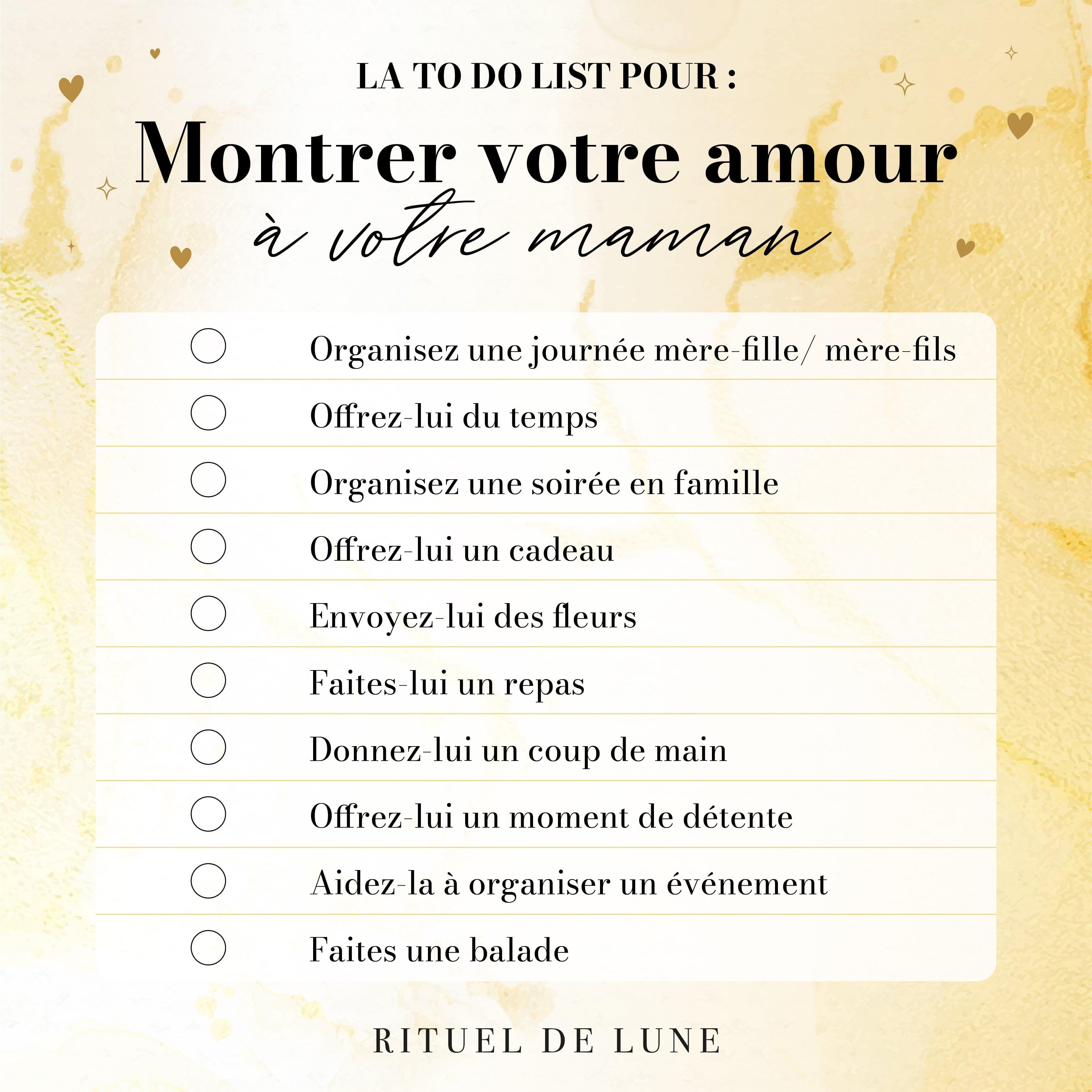 Comment montrer votre amour à votre maman ? | Rituel de Lune