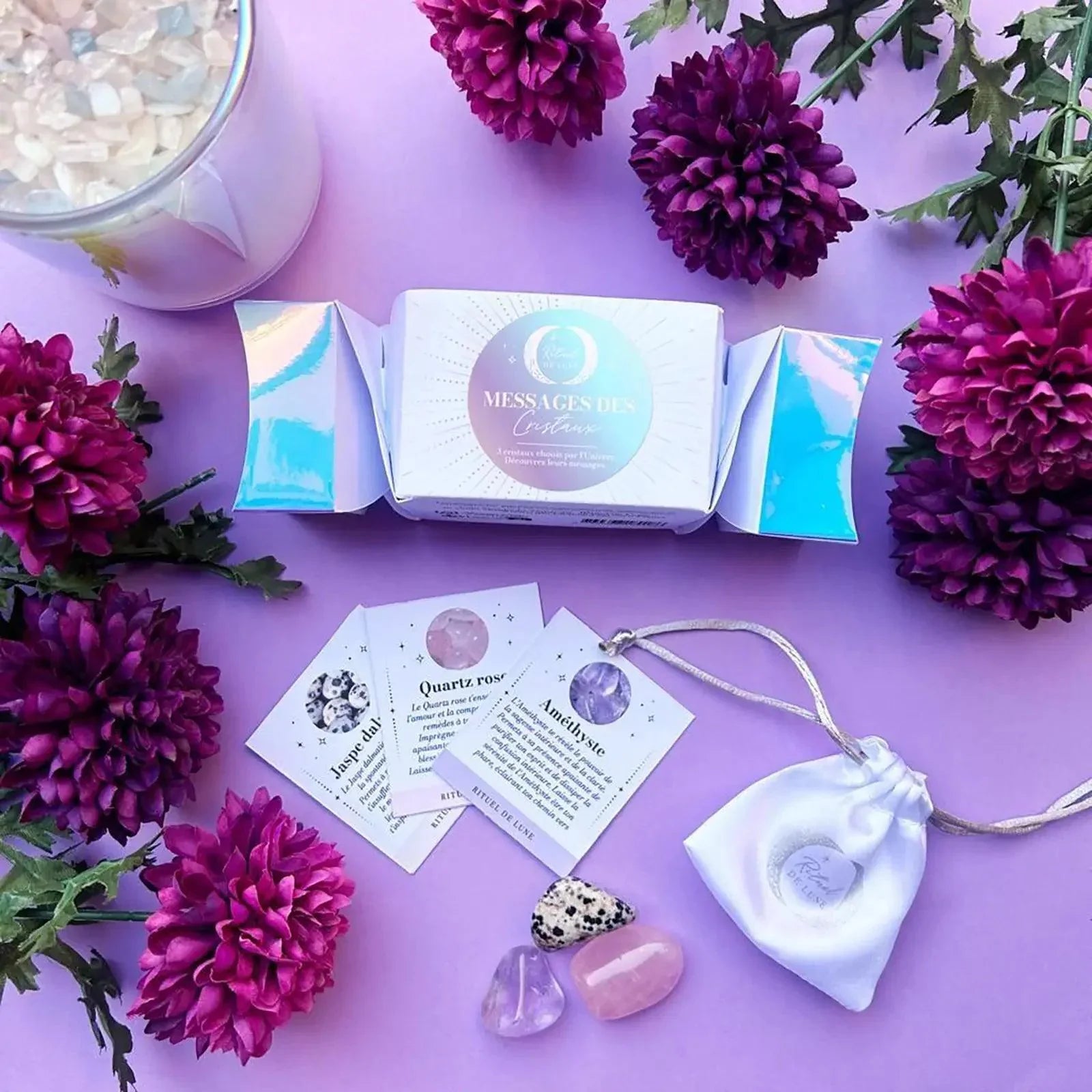 Comment utiliser son crackers de cristaux surprise Rituel De Lune? | Rituel de Lune