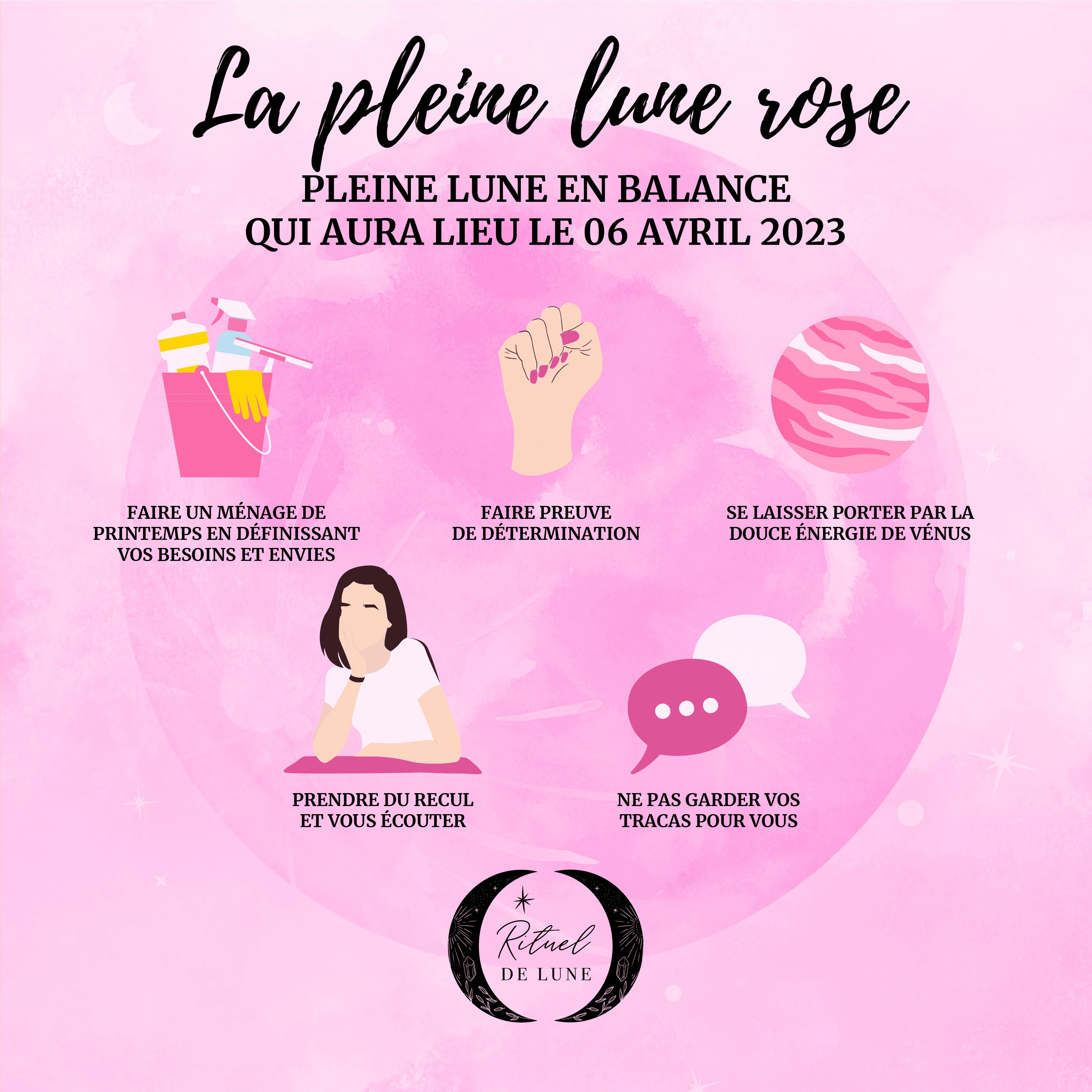 La Pleine Lune du 6 avril 2023 en Balance | Rituel de Lune