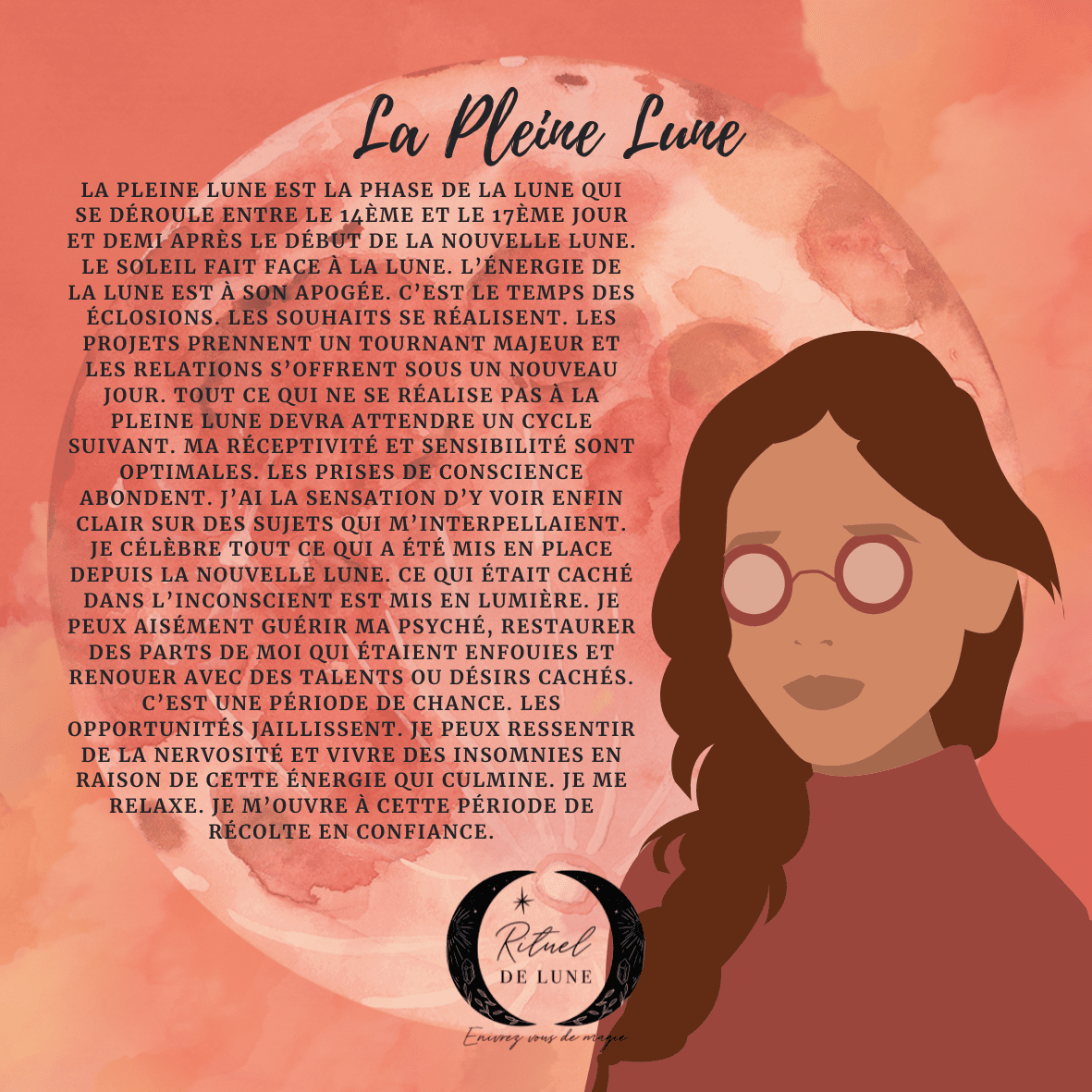 La pleine lune. | Rituel de Lune