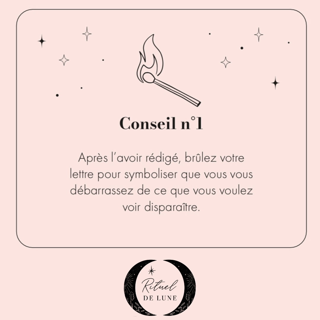 Le rituel de la lettre à brûler pour évacuer ses émotions. | Rituel de Lune