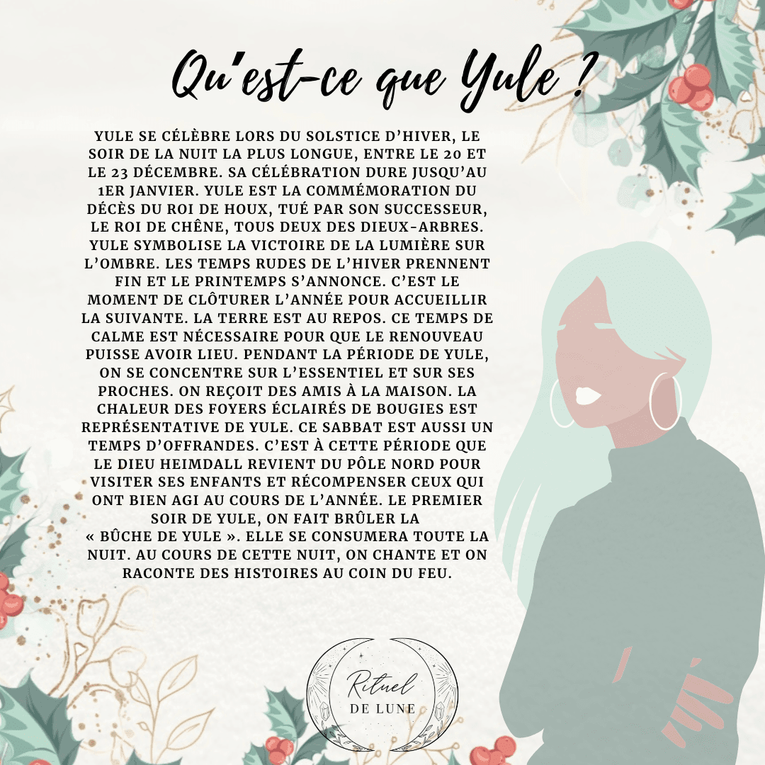 Le sabbat: Yule | Rituel de Lune