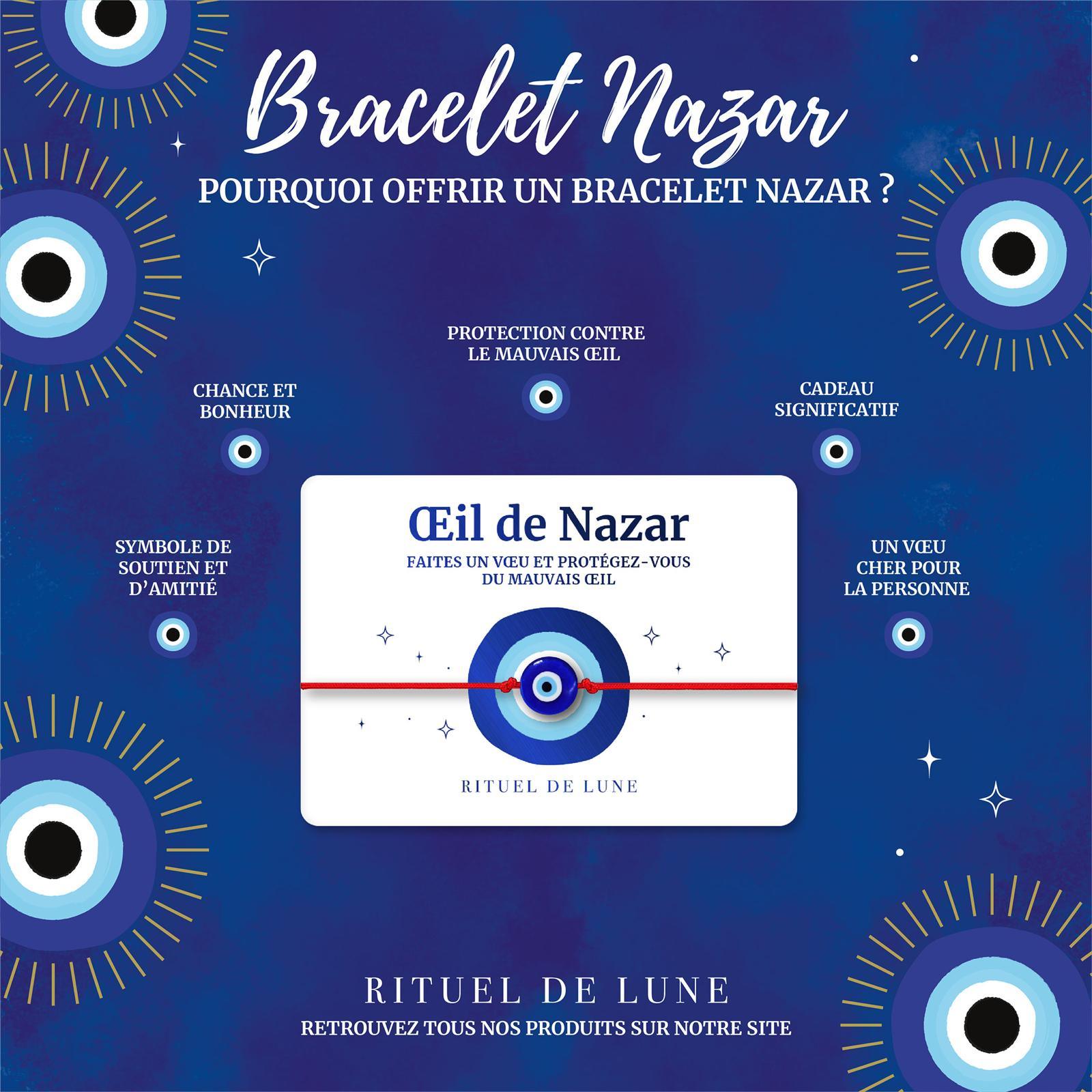Pourquoi offrir un bracelet à voeux Nazar Rituel De Lune | Rituel de Lune