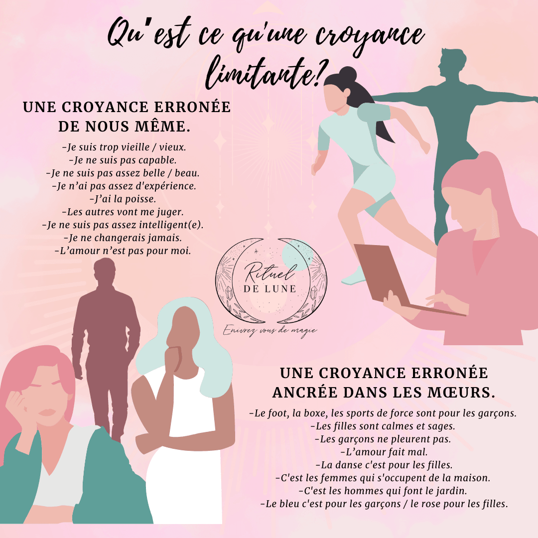 Qu’est-ce qu’une croyance limitante et comment s’en débarrasser? | Rituel de Lune