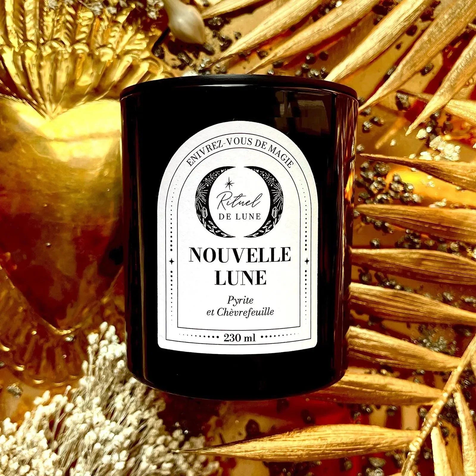 Rituel de nouvelle lune pour manifester vos désirs avec la bougie Nouvelle Lune de Rituel De Lune | Rituel de Lune