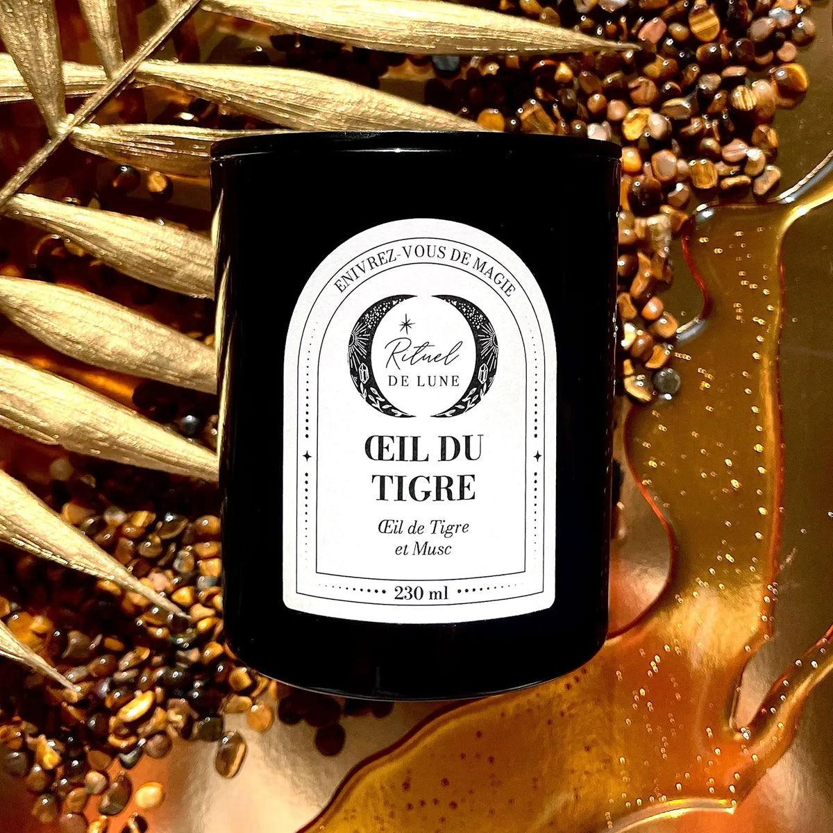 Rituel pour éloigner les personnes toxiques avec la bougie Oeil Du Tigre Rituel De Lune | Rituel de Lune