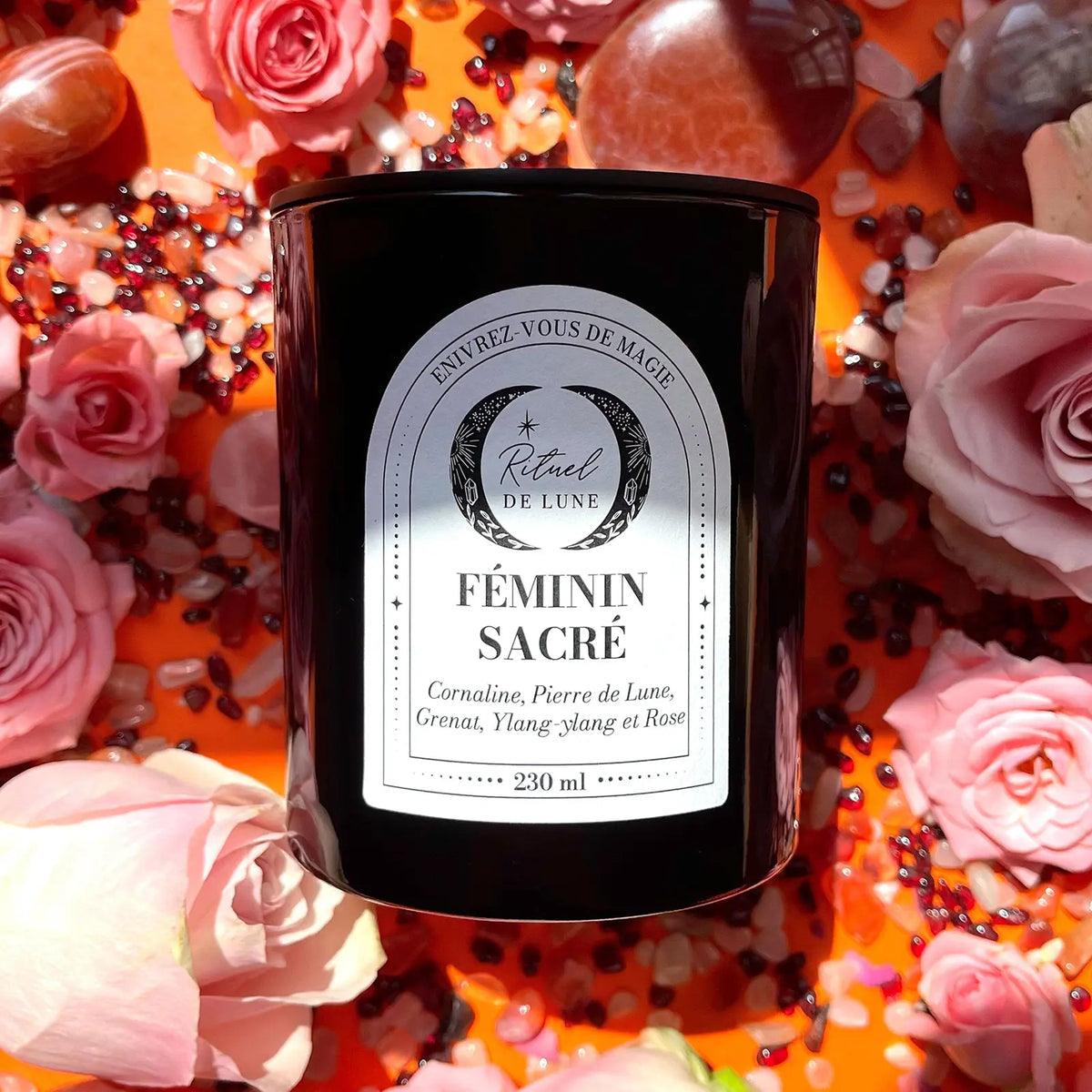 Rituel pour la fertilité avec la bougie Féminin Sacré Rituel De Lune | Rituel de Lune