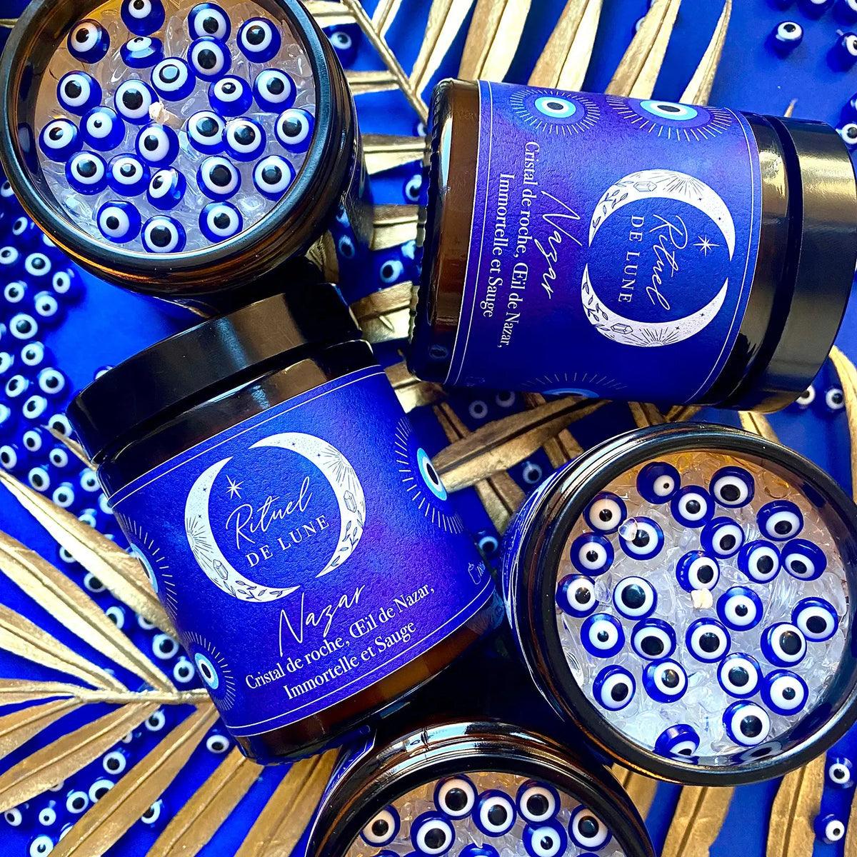 Rituel pour se protéger ou se débarrasser du mauvais oeil avec la bougie Nazar Rituel De Lune | Rituel de Lune