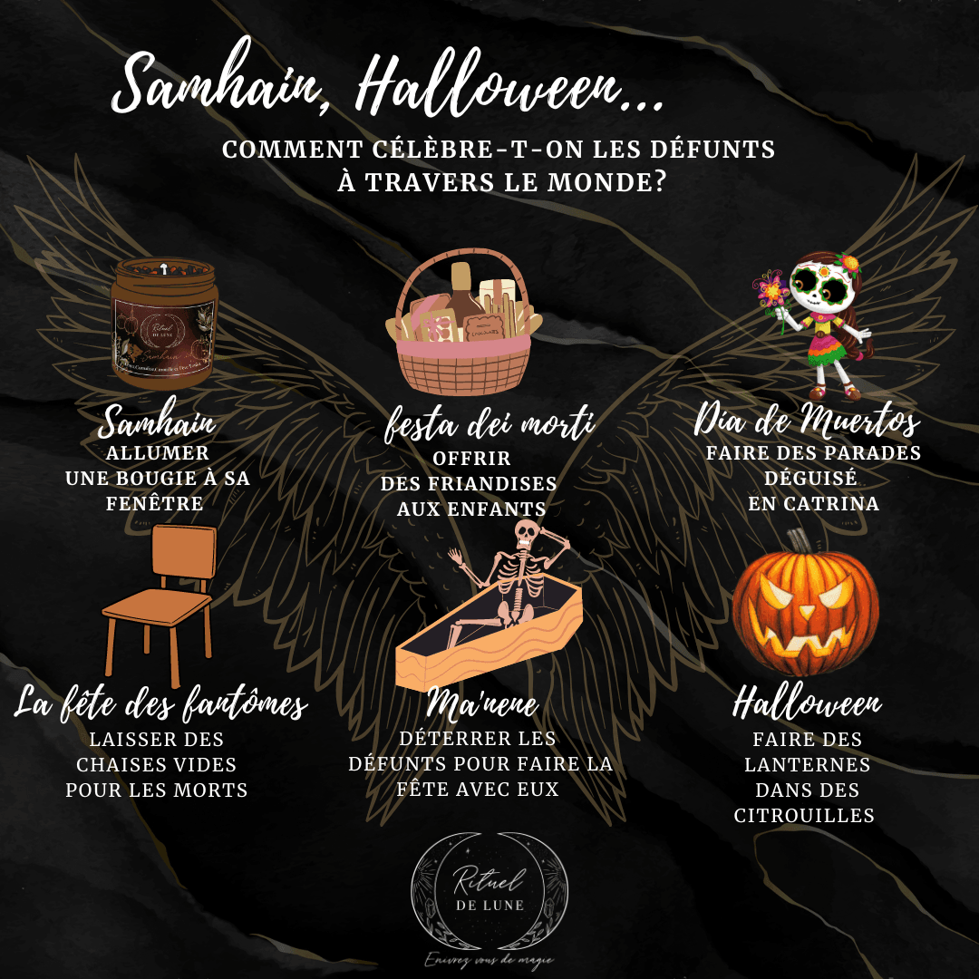 Samhain, Halloween... comment célèbre-t-on les défunts à travers le monde ? | Rituel de Lune