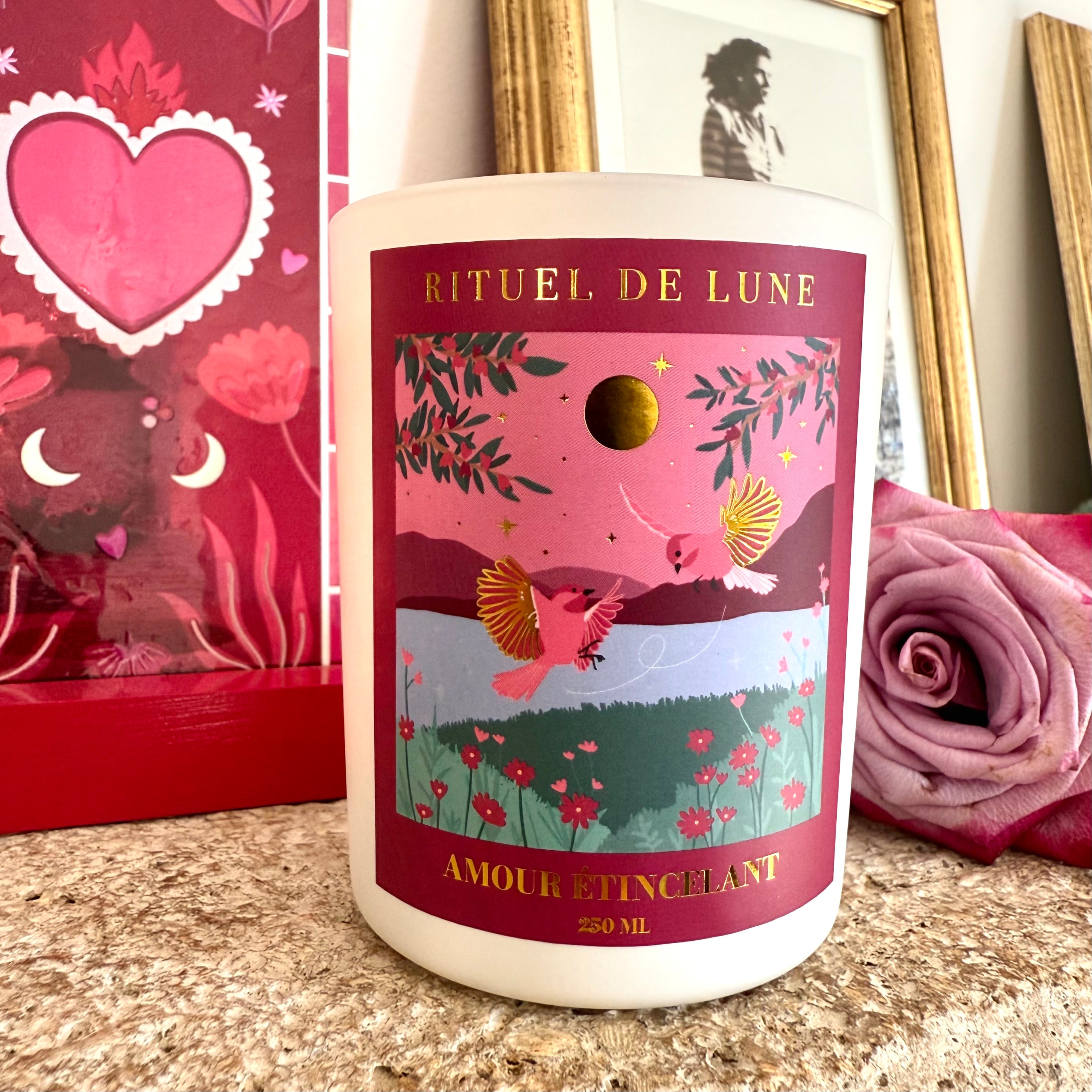 Bougie "Amour Étincelant" pour l’amour de soi - 250ml