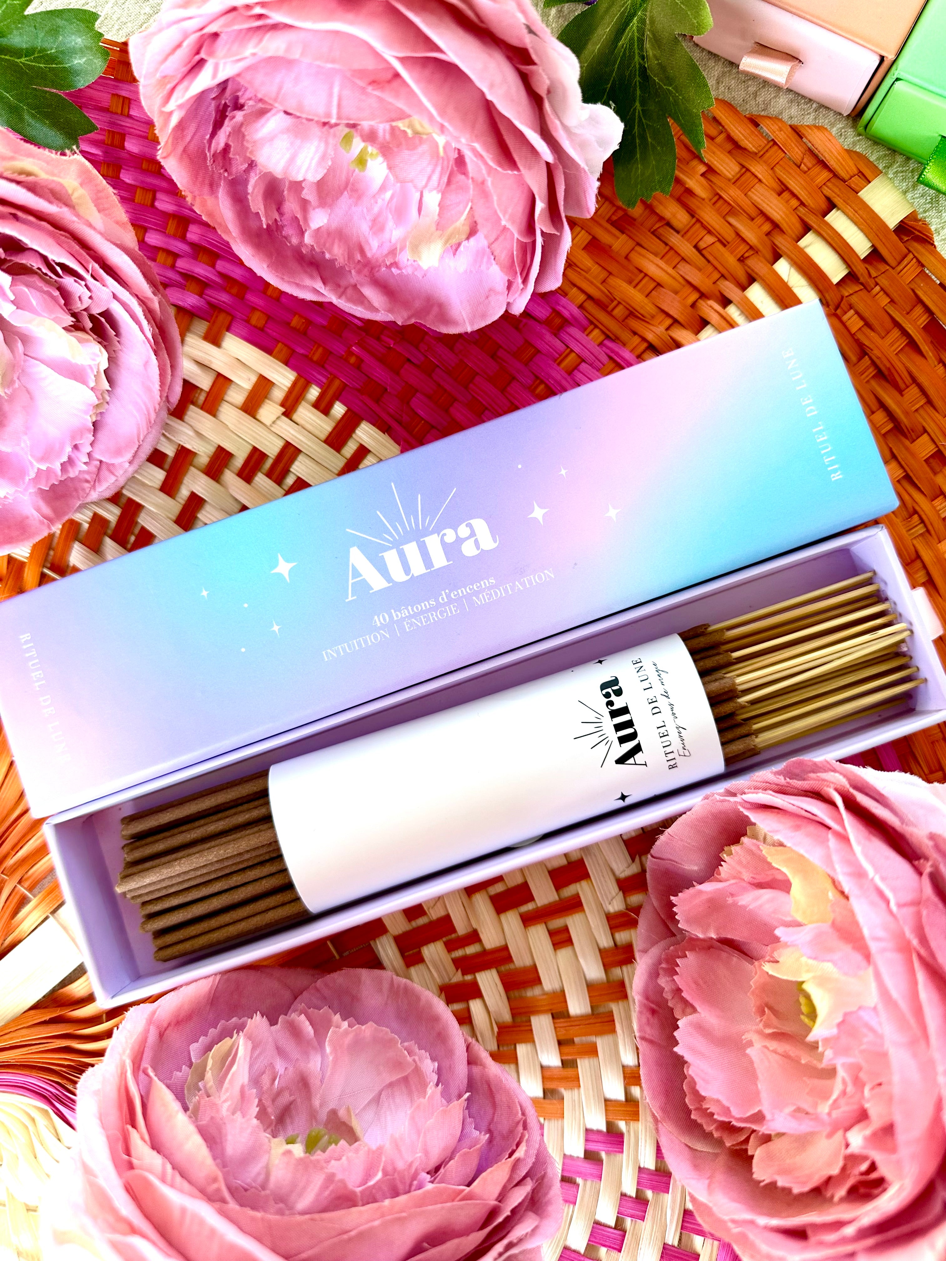Encens Aura. Augmenter votre taux vibratoire et méditez
