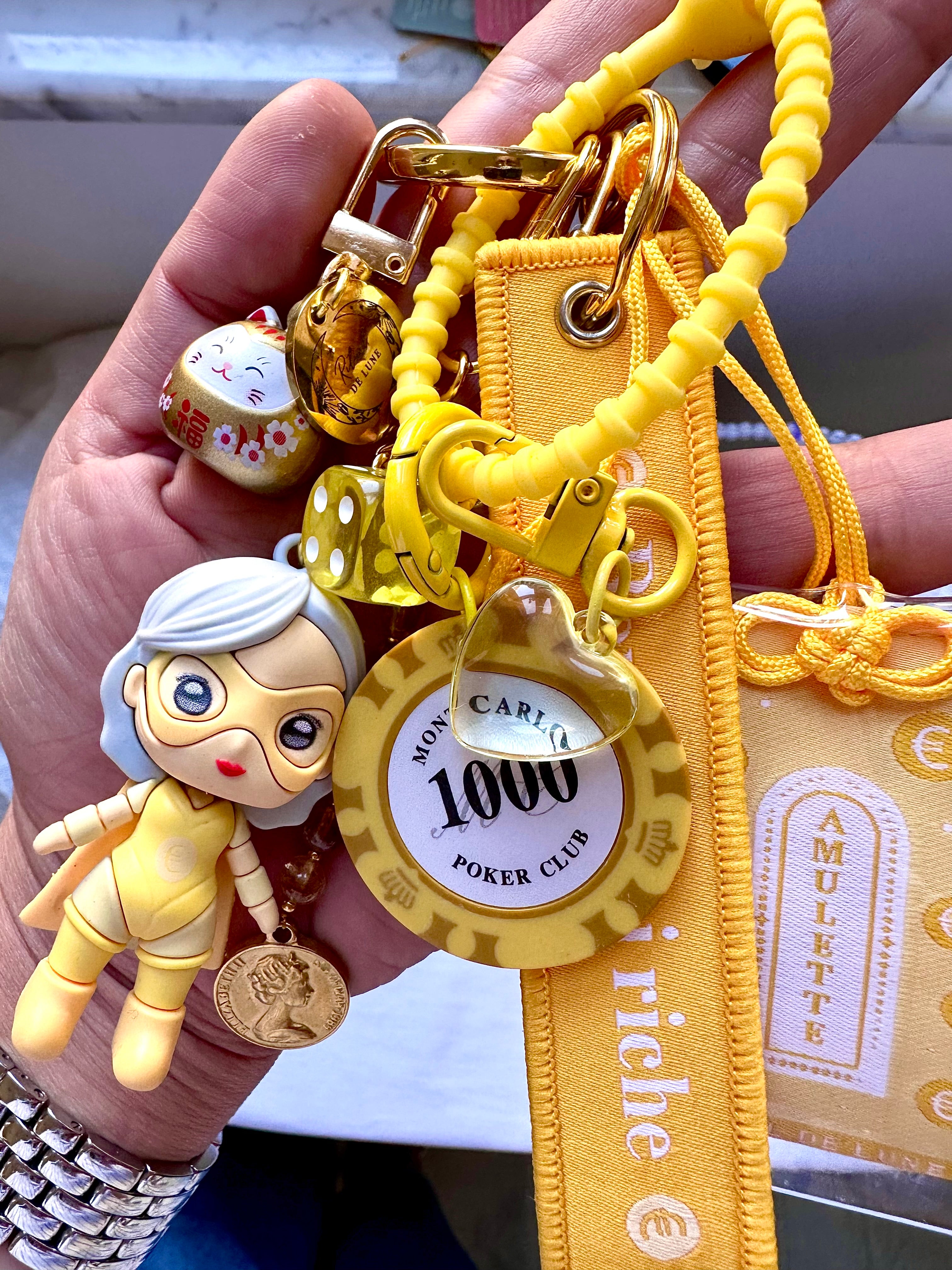 Gri-Gri de sac intention Fortune avec ou sans poupée héroïne