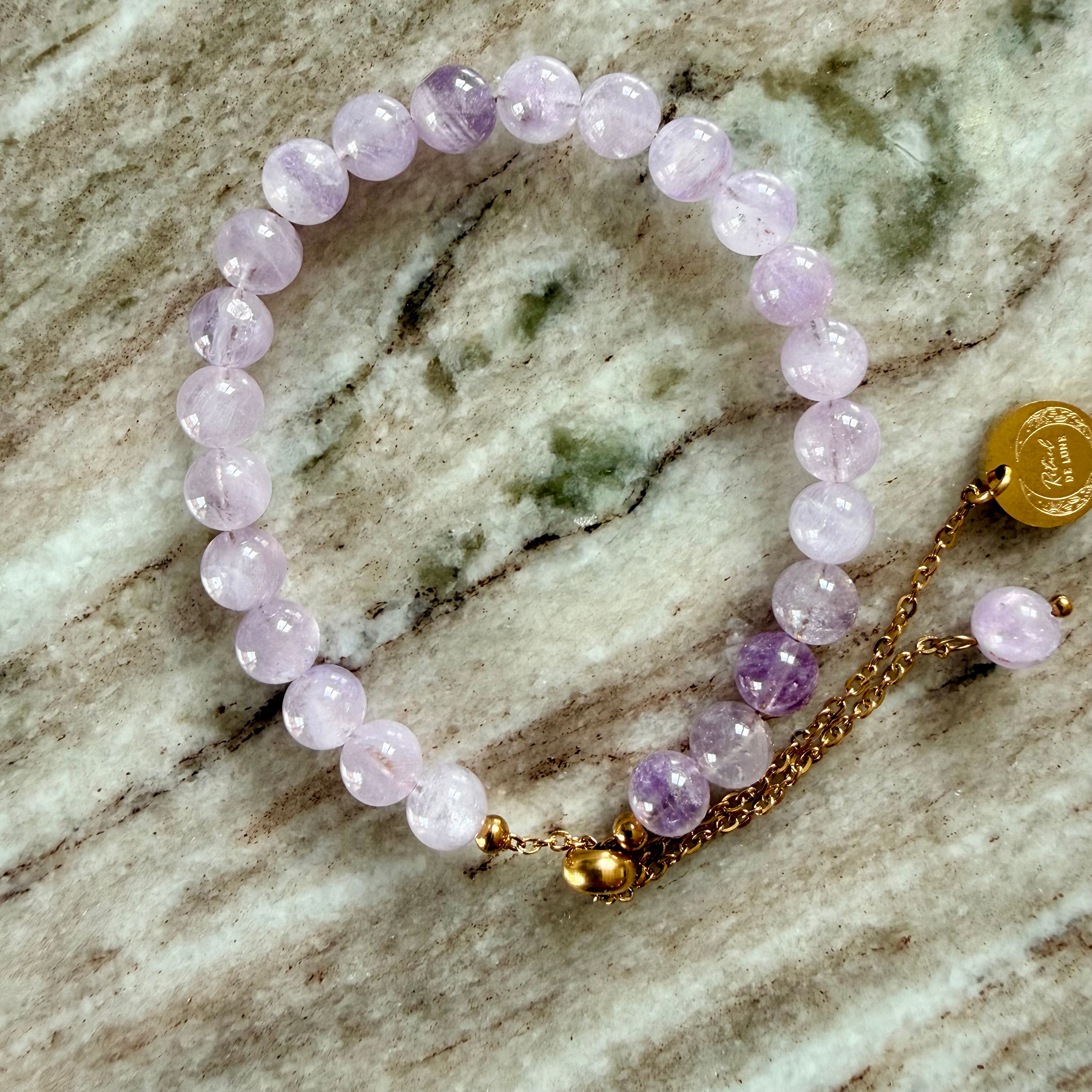 Bracelets en perles naturelles au choix - Calme & harmonie