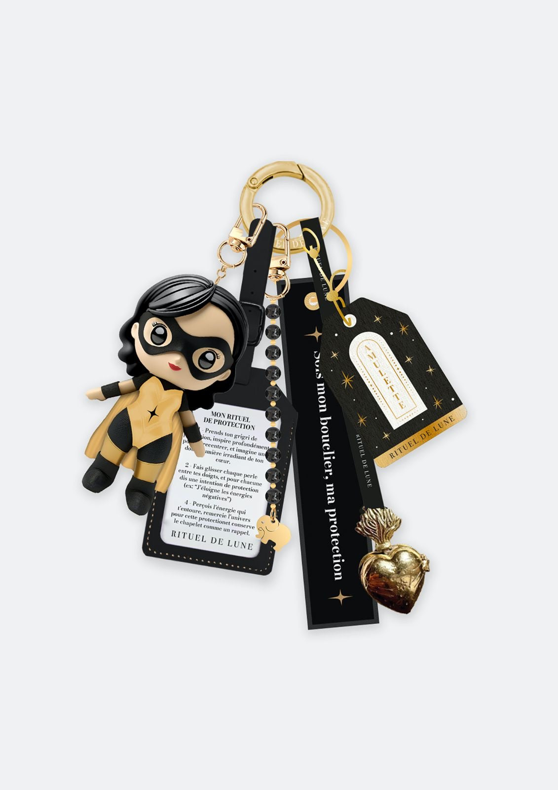 Gri-Gri de Sac intention Protection avec ou sans poupée héroïne