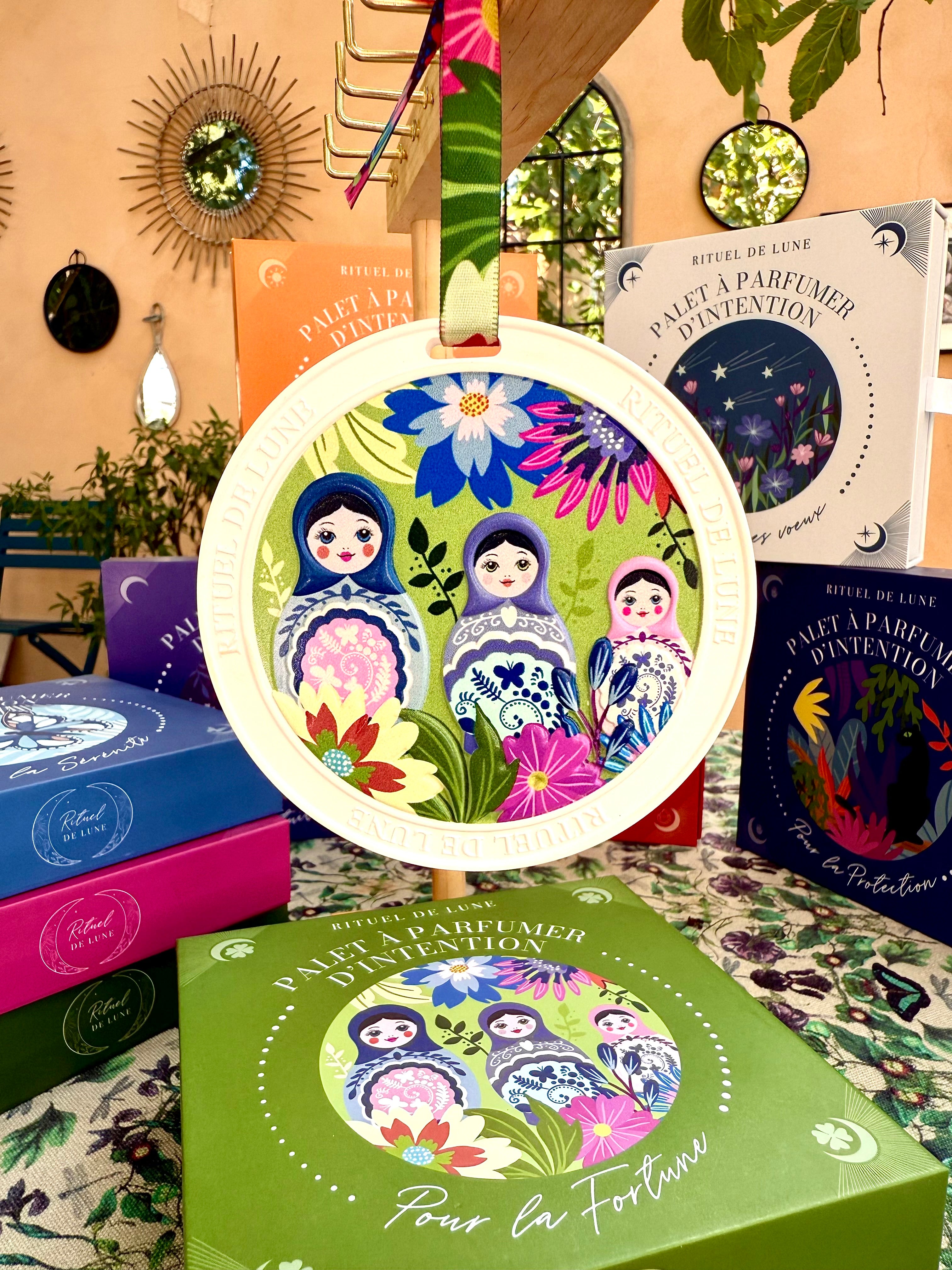 Palet à parfumer d’intention pour la fortune