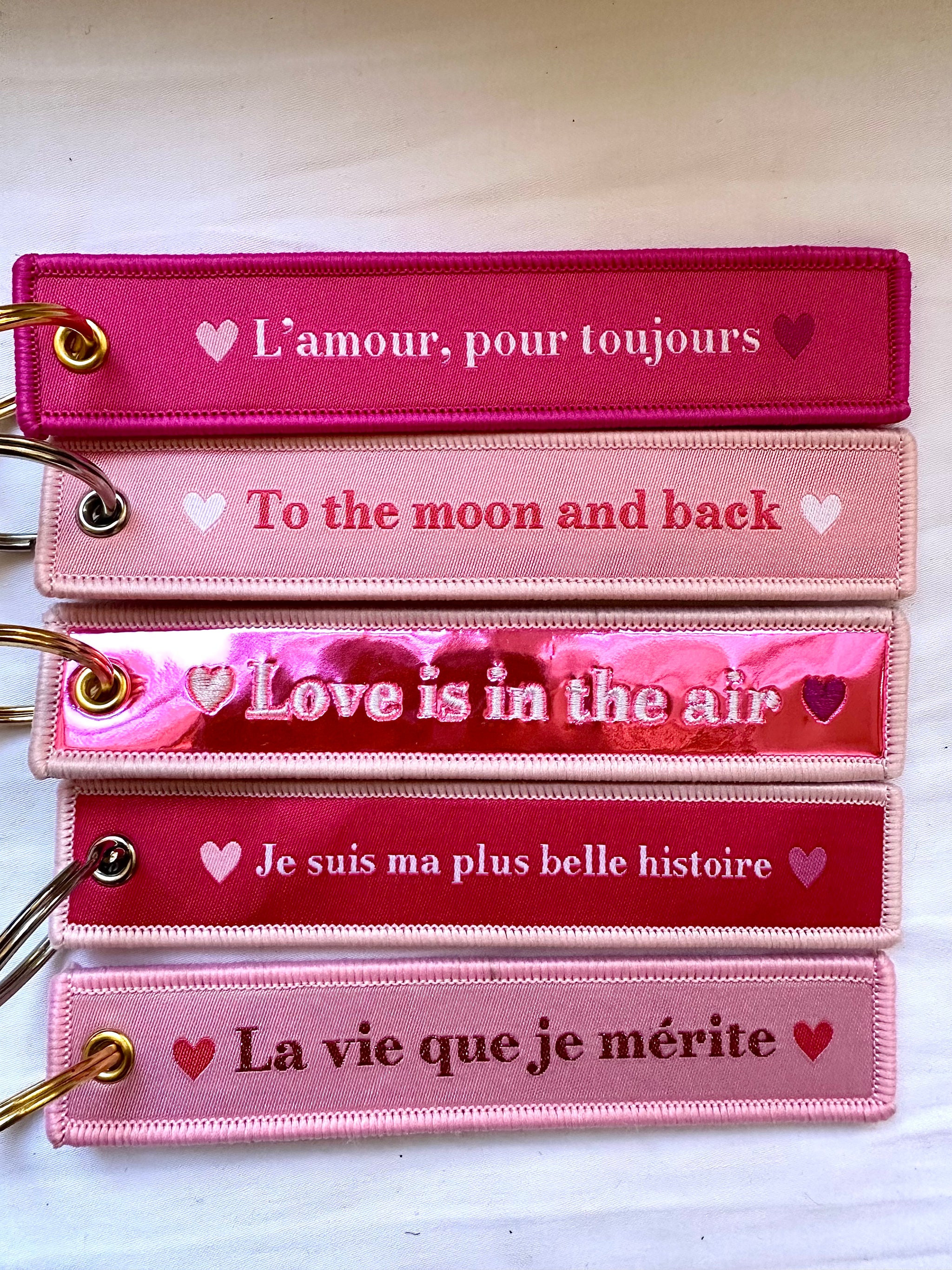 Ruban à message au choix - Amour