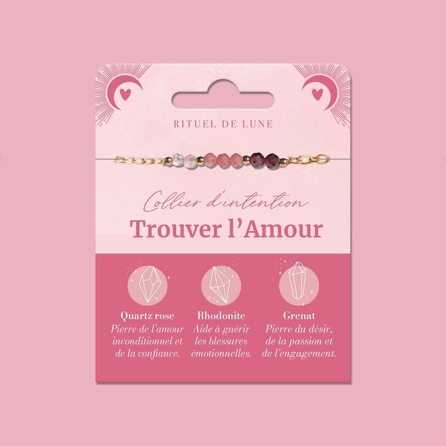 Collier intention Trouver l'amour