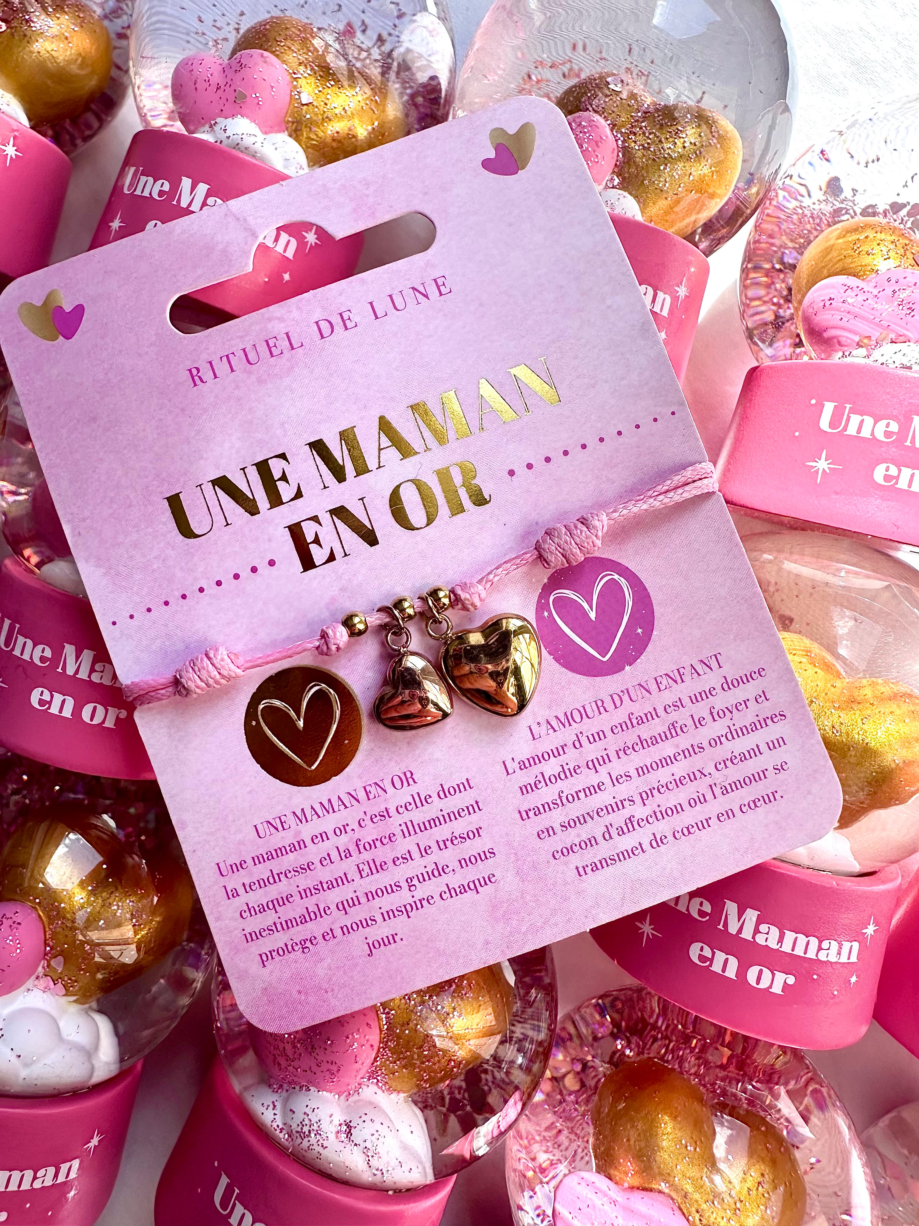 Bracelet Une maman en or