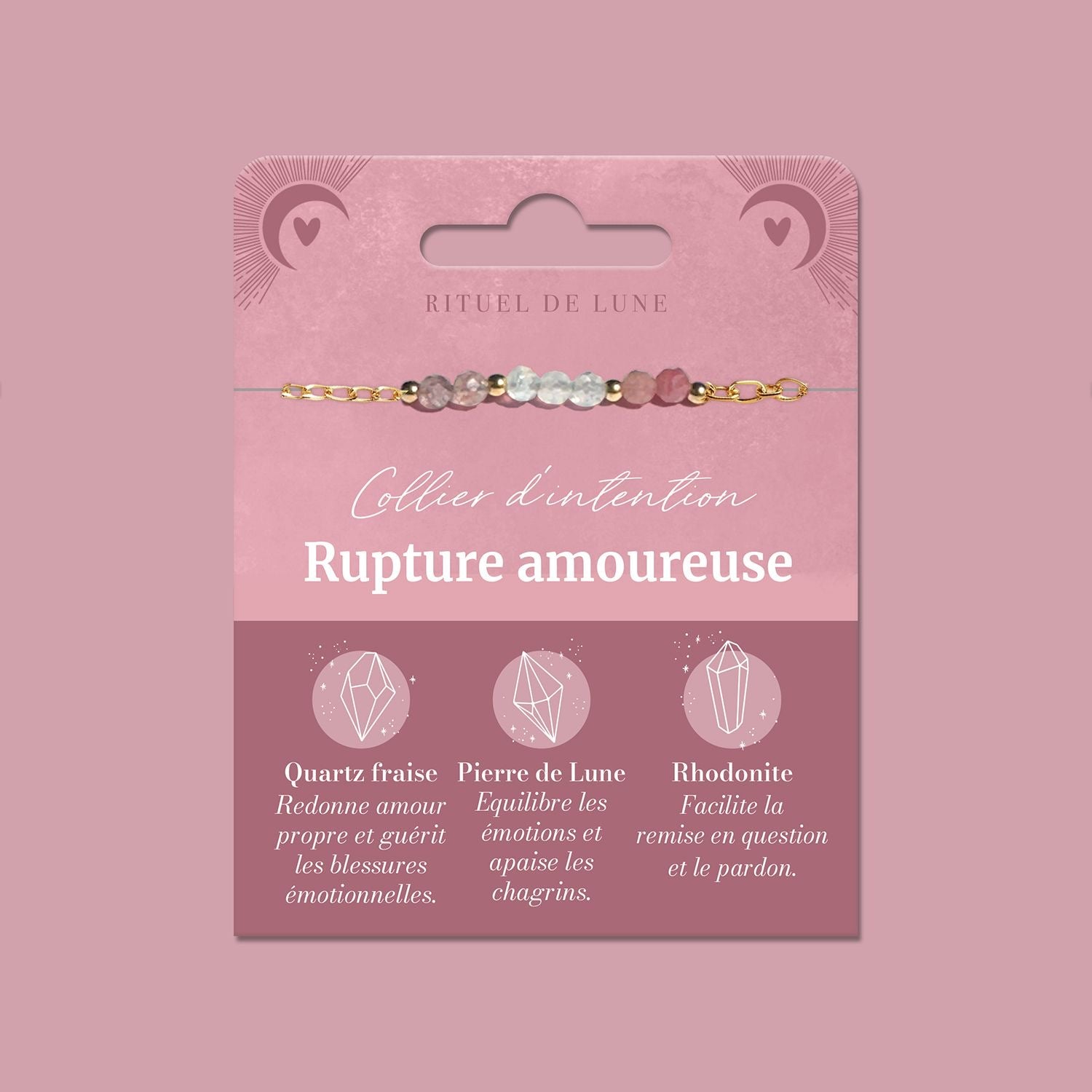 collier intention guérir rupture amoureuse