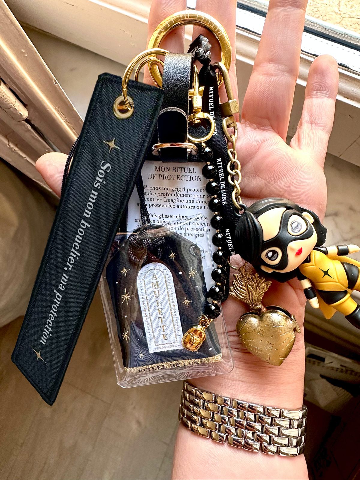 Gri-Gri de Sac intention Protection avec ou sans poupée héroïne