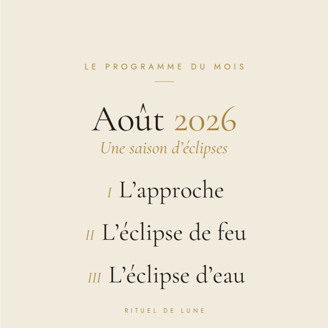 Carnet des astres du mois d'aout