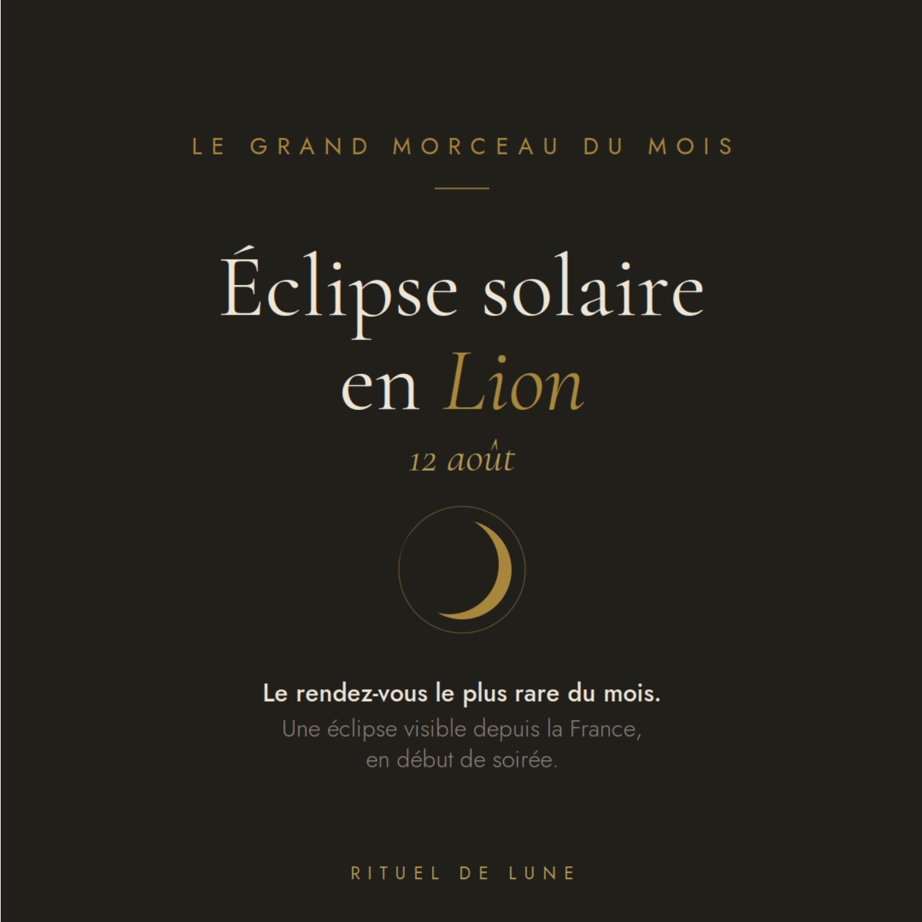 Carnet des astres du mois d'aout