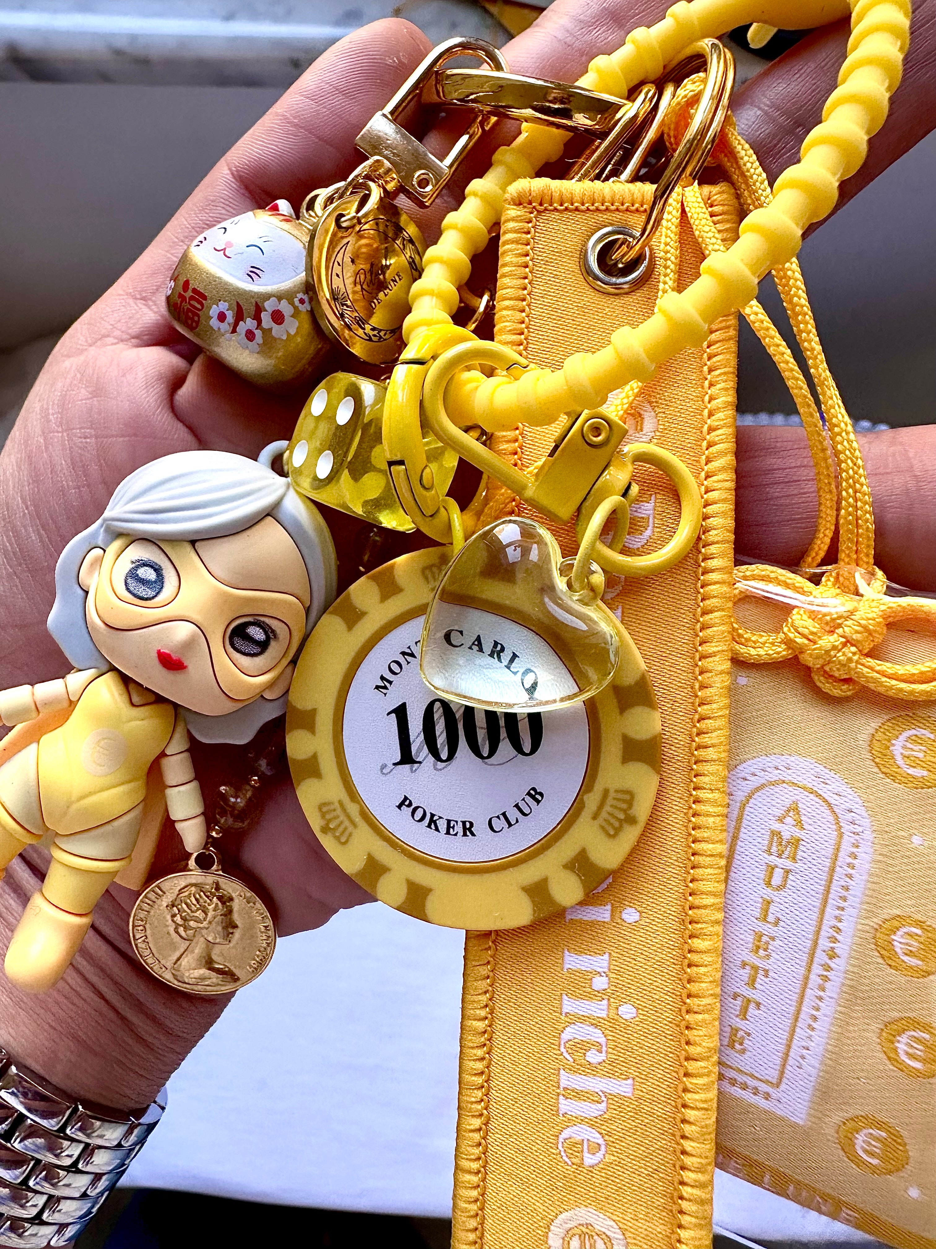 Gri-Gri de sac intention Fortune avec ou sans poupée héroïne