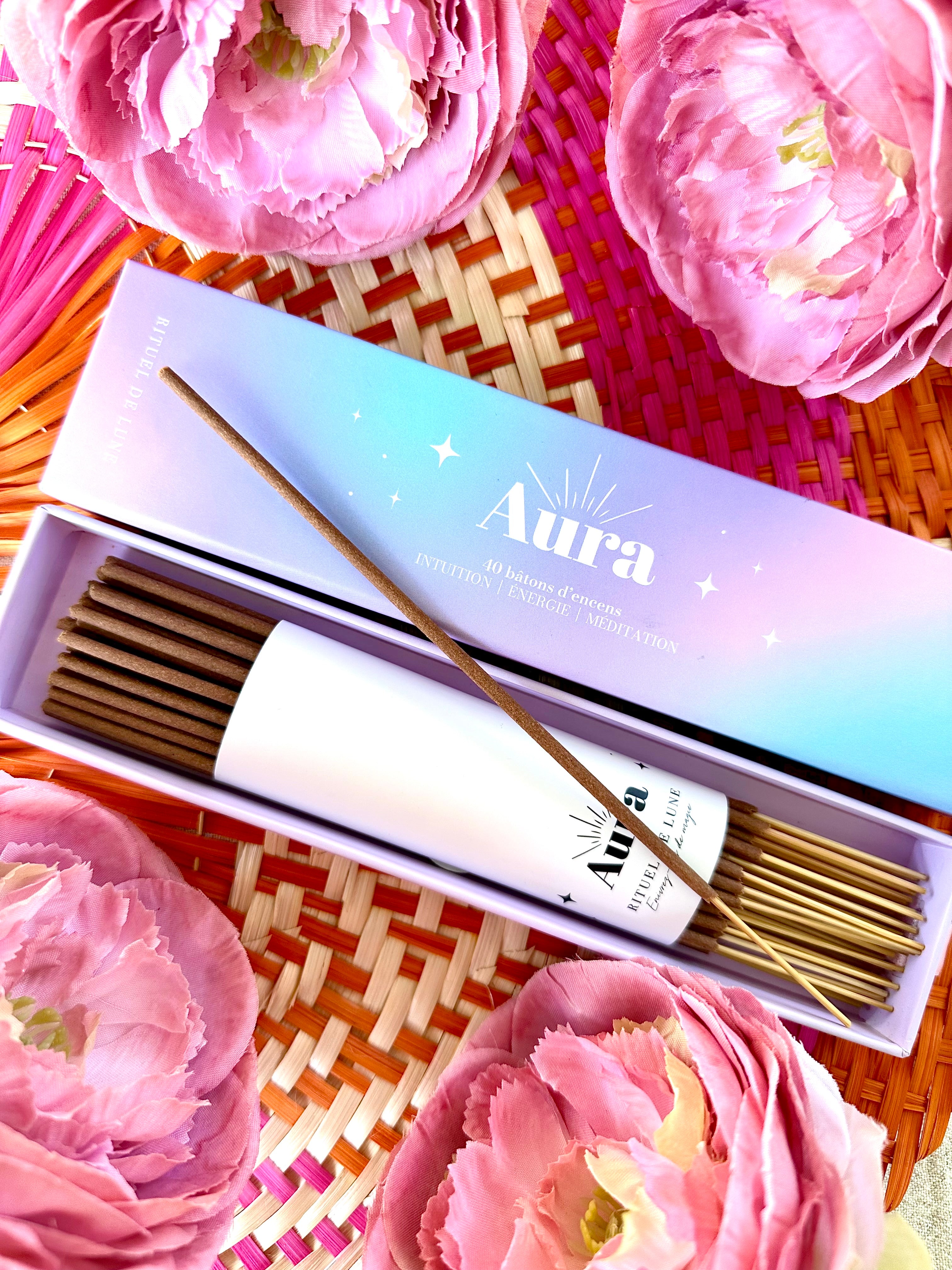 Encens Aura. Augmenter votre taux vibratoire et méditez