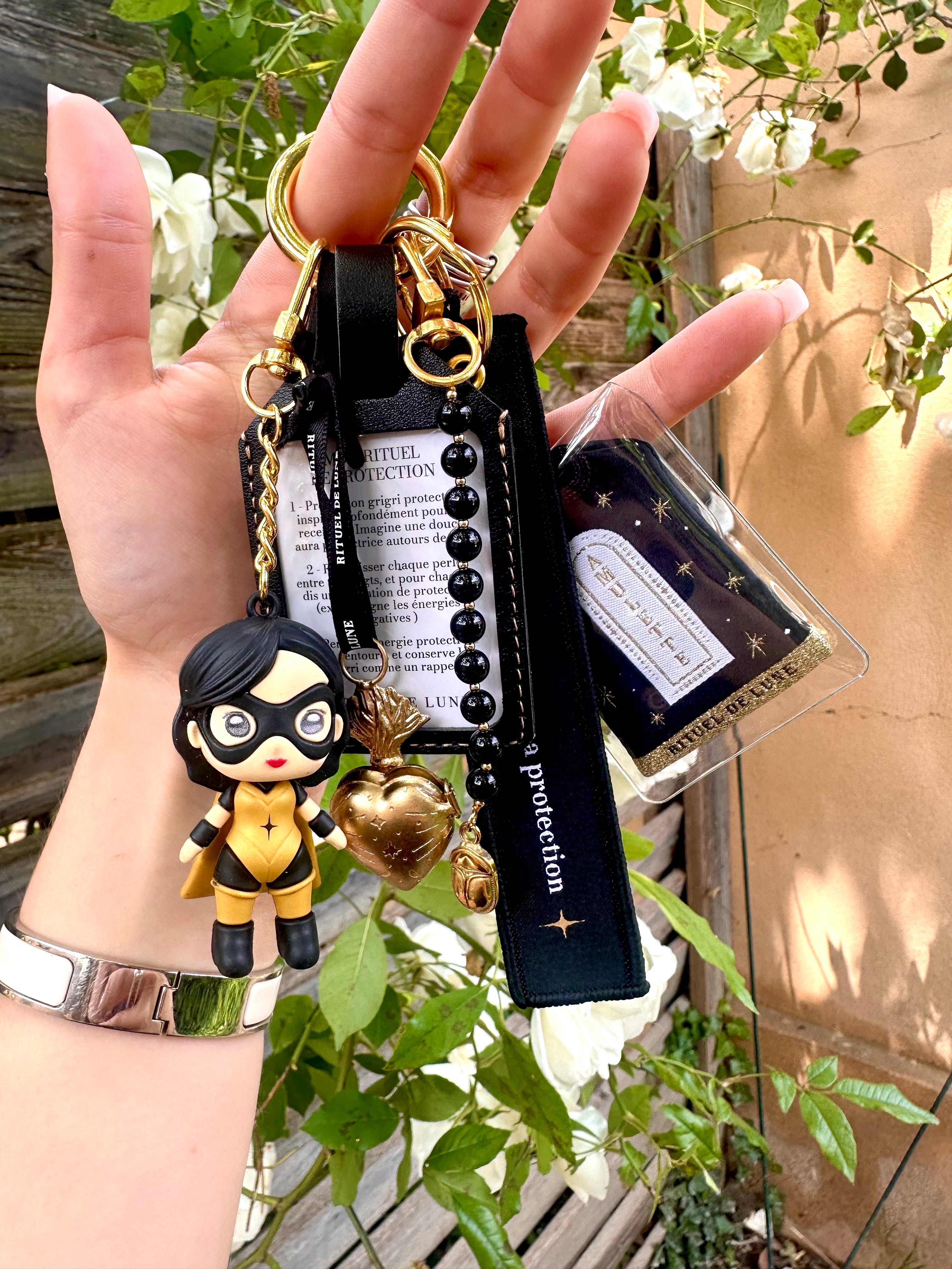 Gri-Gri de Sac intention Protection avec ou sans poupée héroïne
