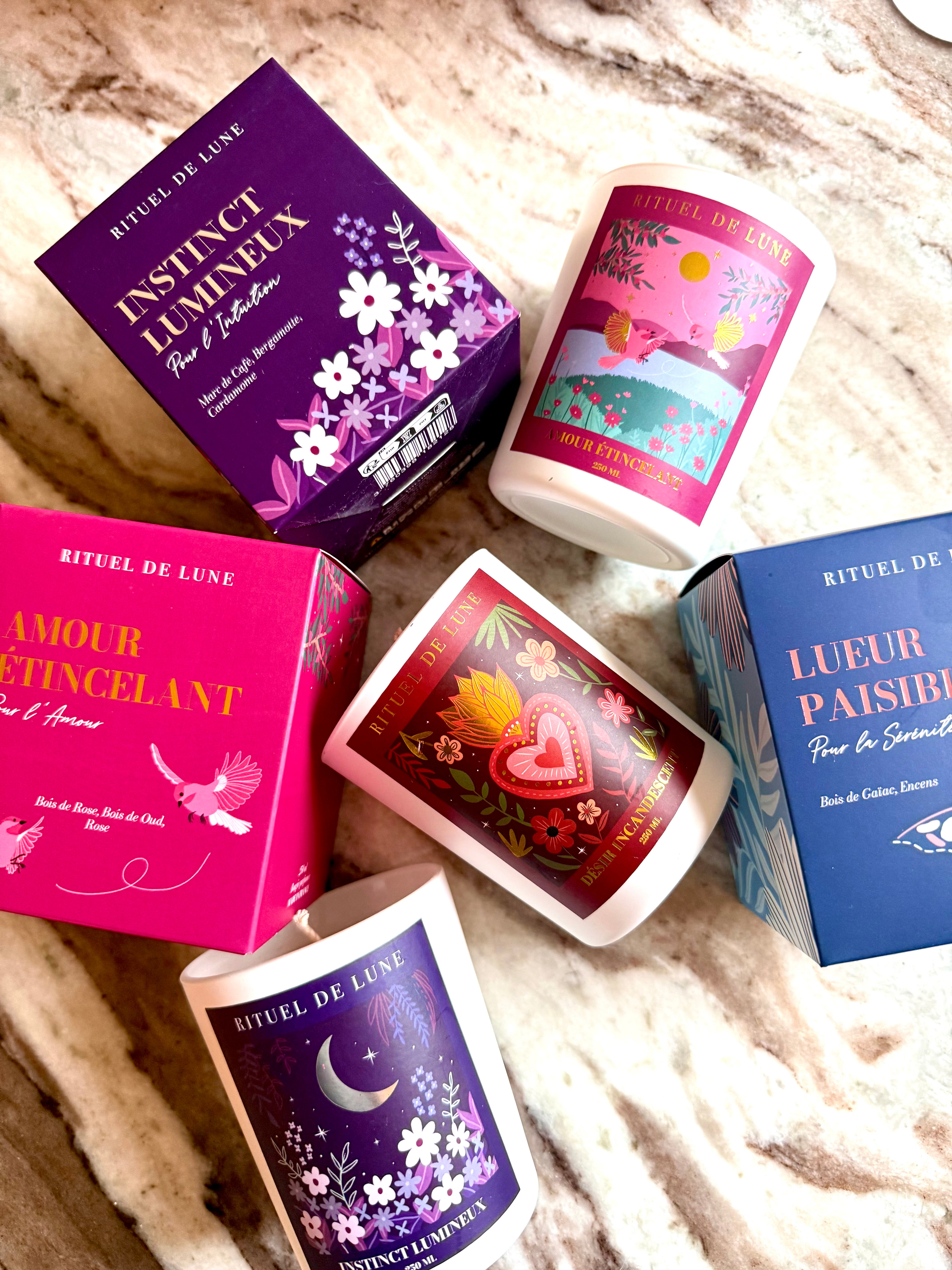 ✨ Lot de 3 Bougies d’Intention – Au choix ✨