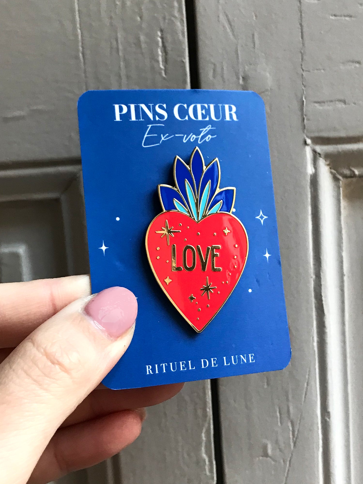 Pin's coeur Ex-voto