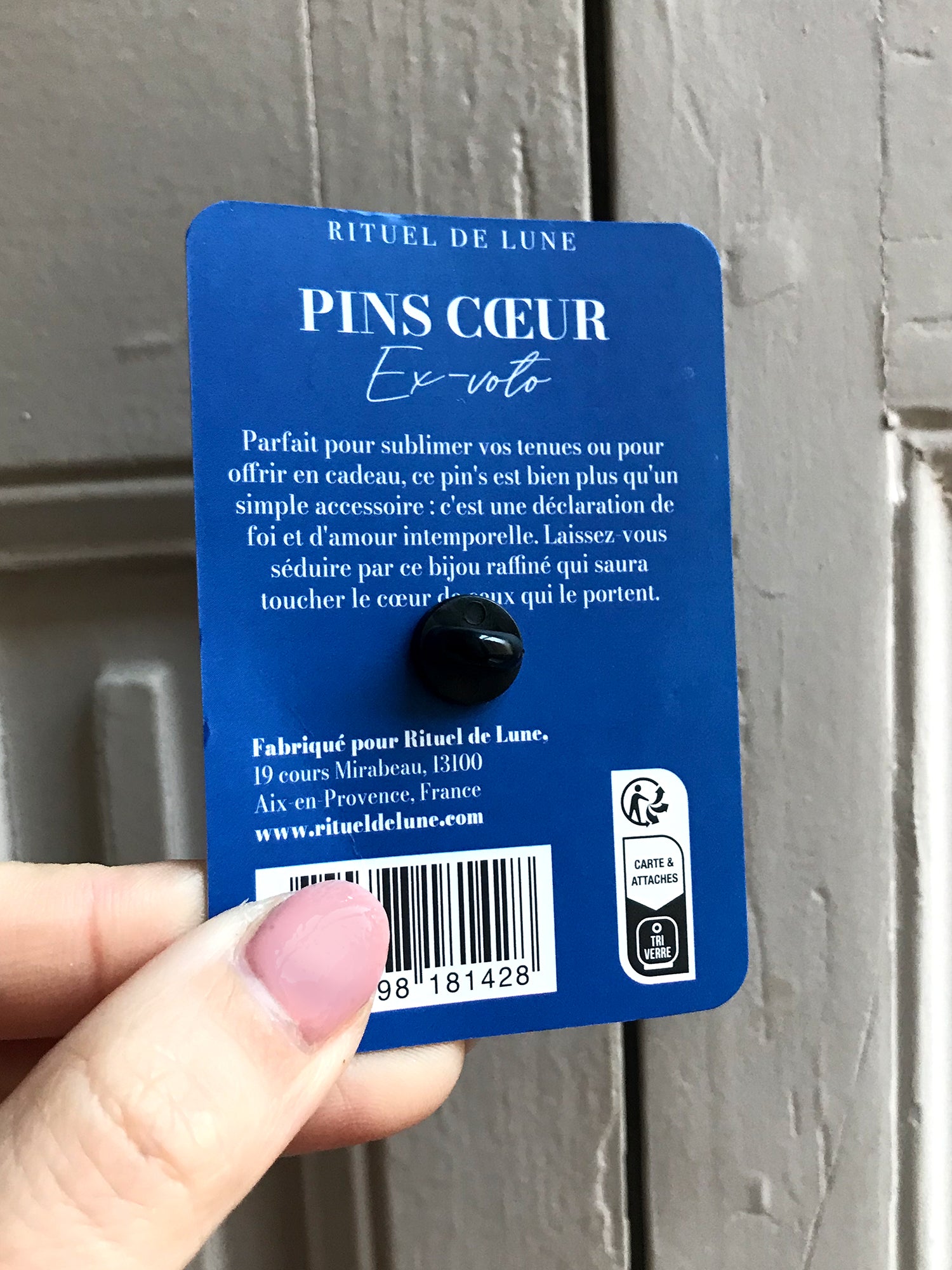 Pin's coeur Ex-voto