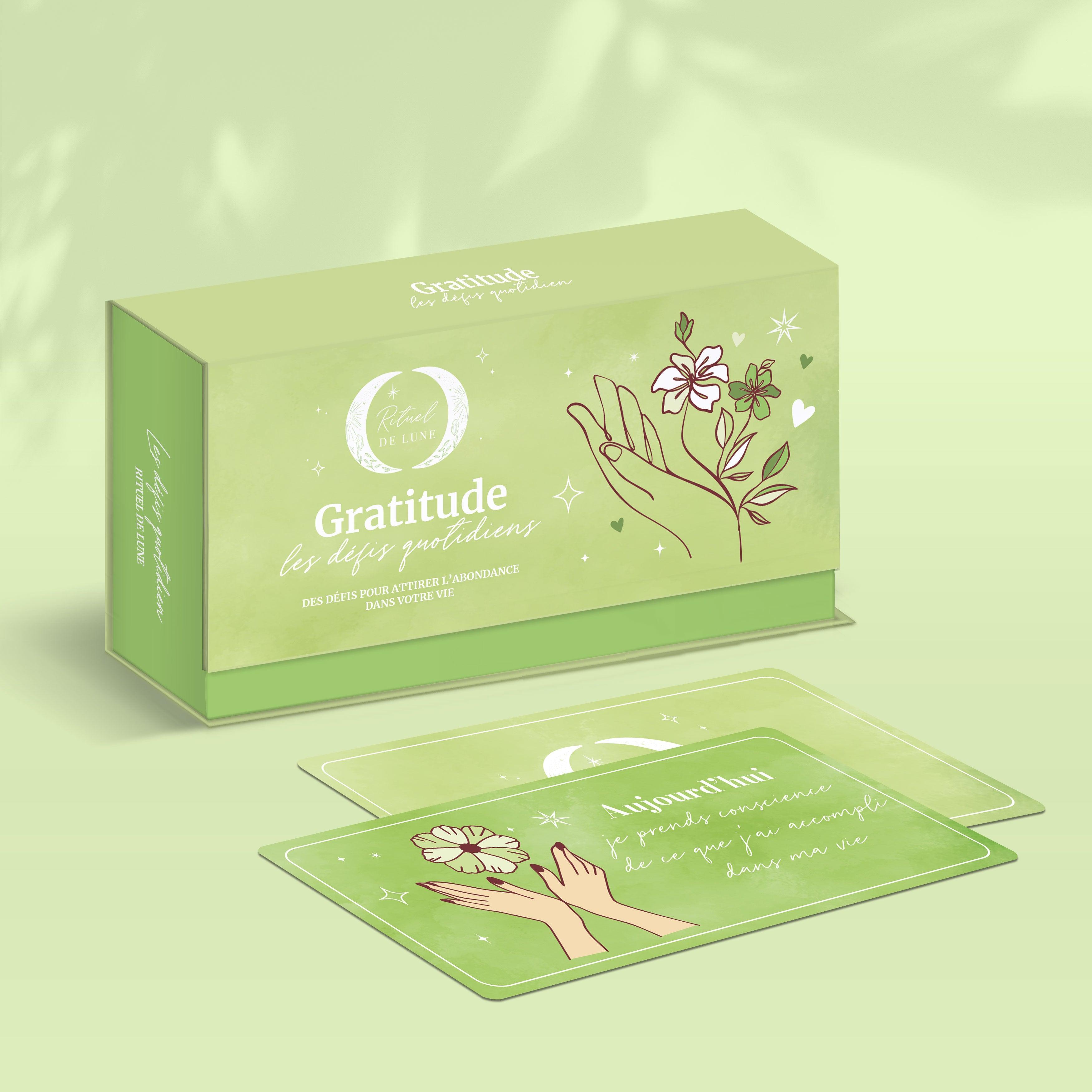 Défis quotidiens gratitude pour attirer l'abondance dans sa vie • Rituel de Lune