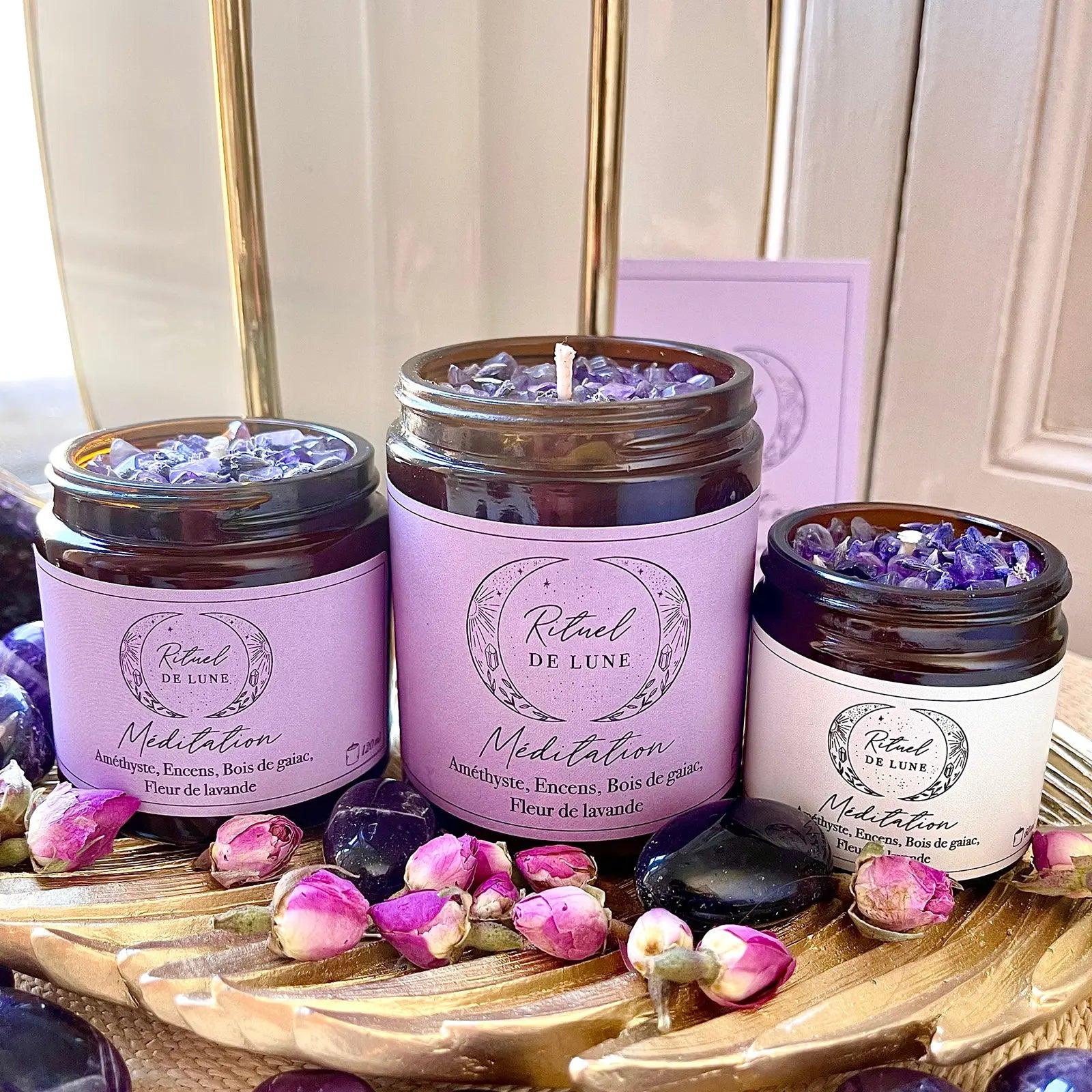 Bougie Essentielle MEDITATION • Rituel de Lune