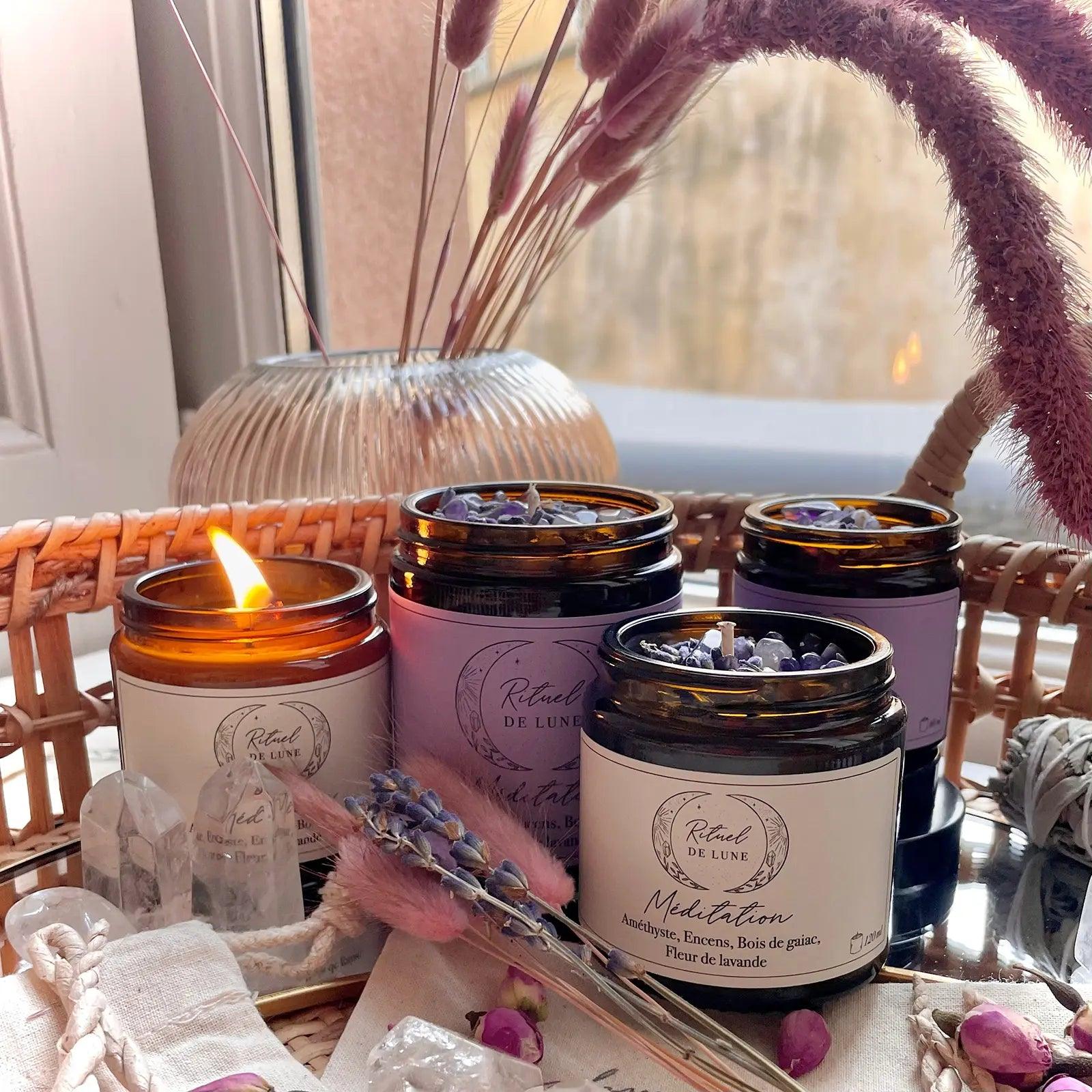Bougie Essentielle MEDITATION • Rituel de Lune