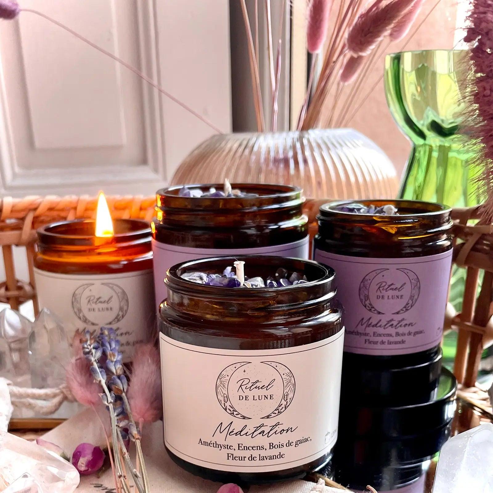 Bougie Essentielle MEDITATION • Rituel de Lune