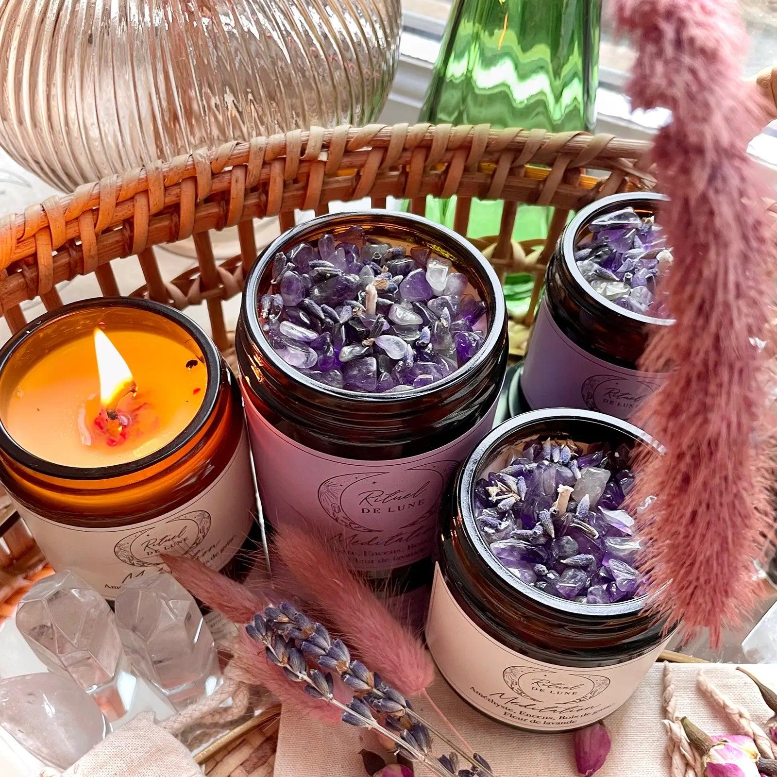 Bougie Essentielle MEDITATION • Rituel de Lune