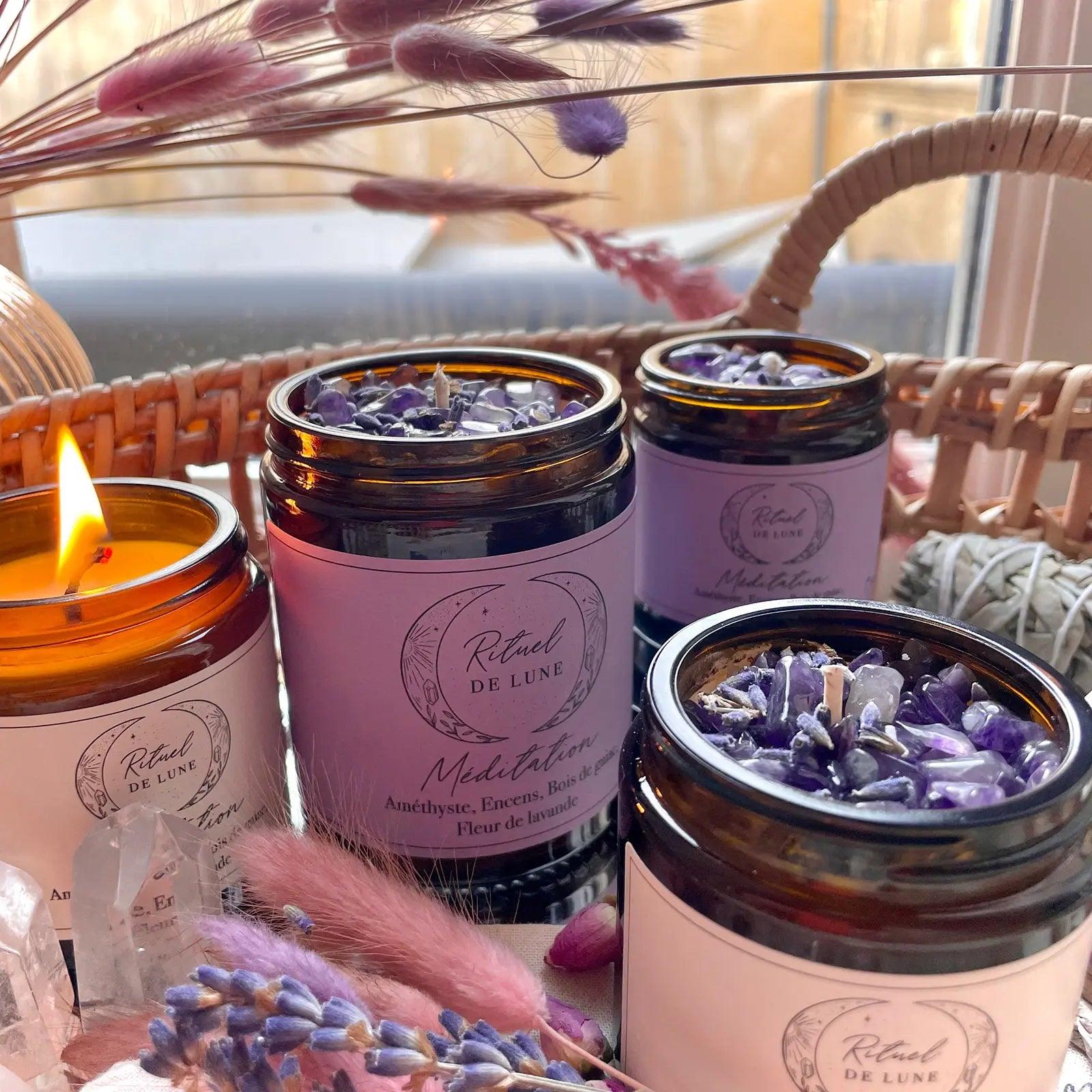 Bougie Essentielle MEDITATION • Rituel de Lune