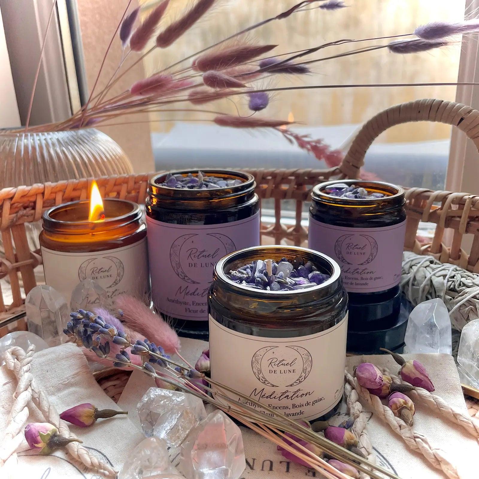 Bougie Essentielle MEDITATION • Rituel de Lune
