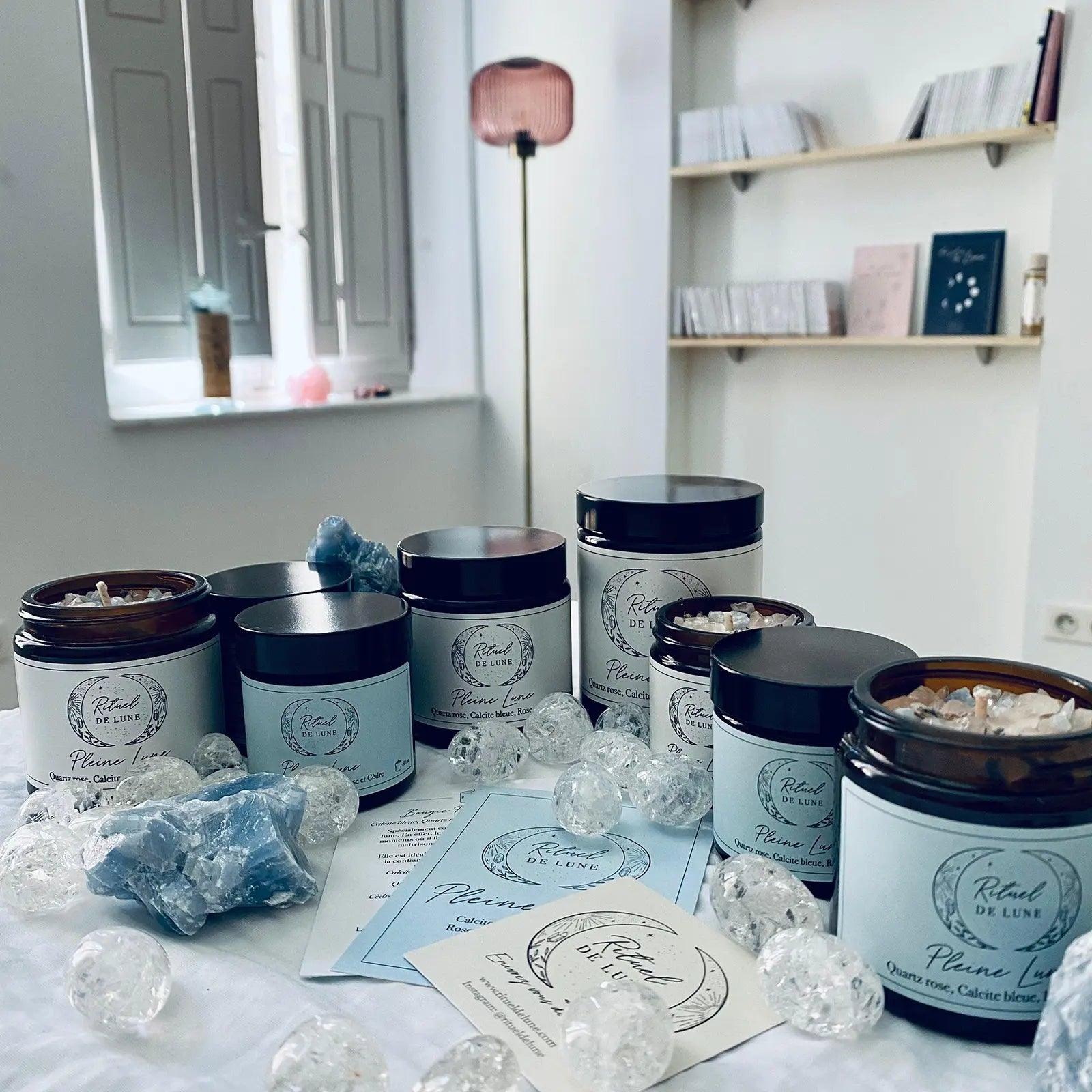 Bougie Essentielle PLEINE LUNE • Rituel de Lune