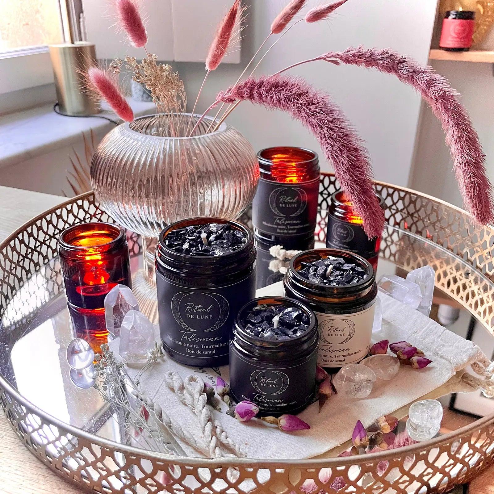 Bougie Essentielle TALISMAN • Rituel de Lune