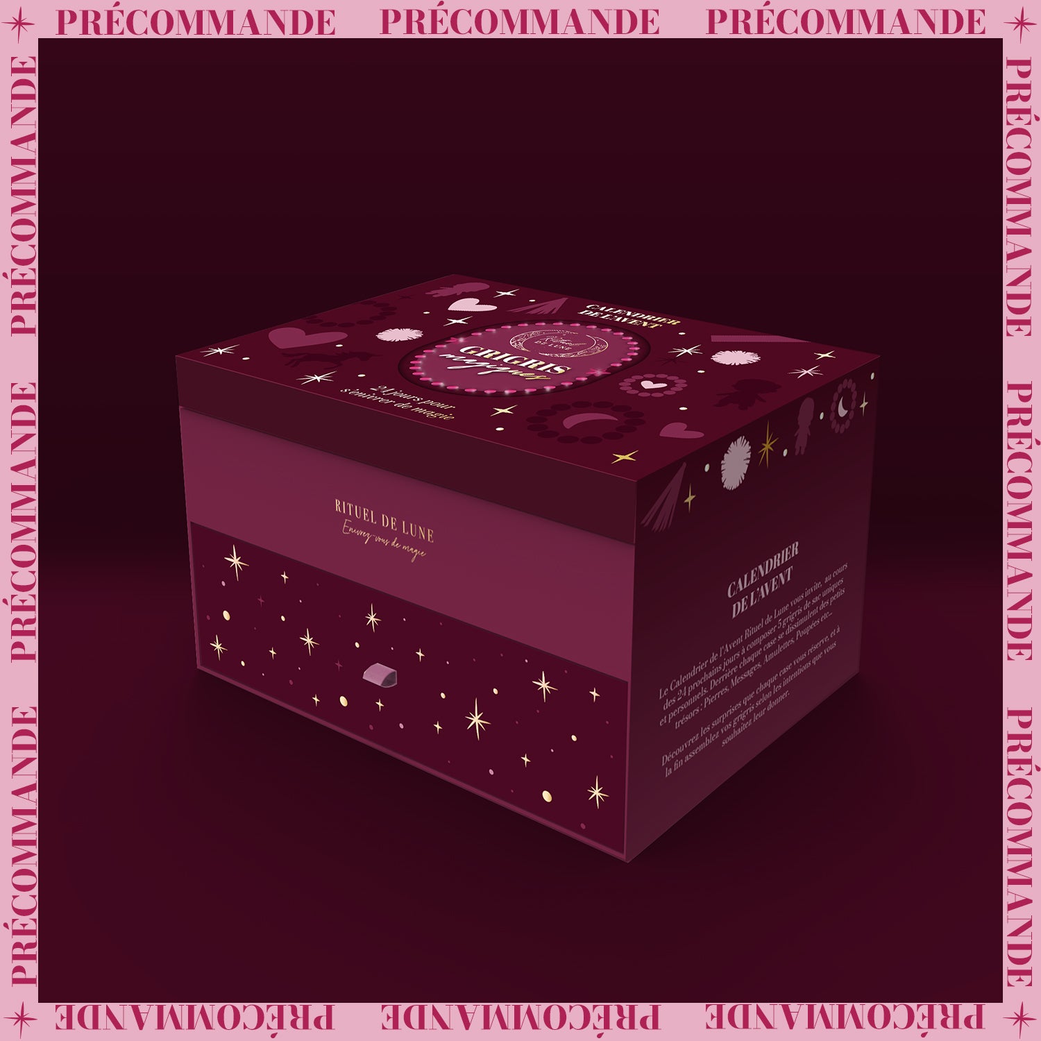 CALENDRIER DE L’AVENT 24 CASES GRI-GRI MAGIQUES