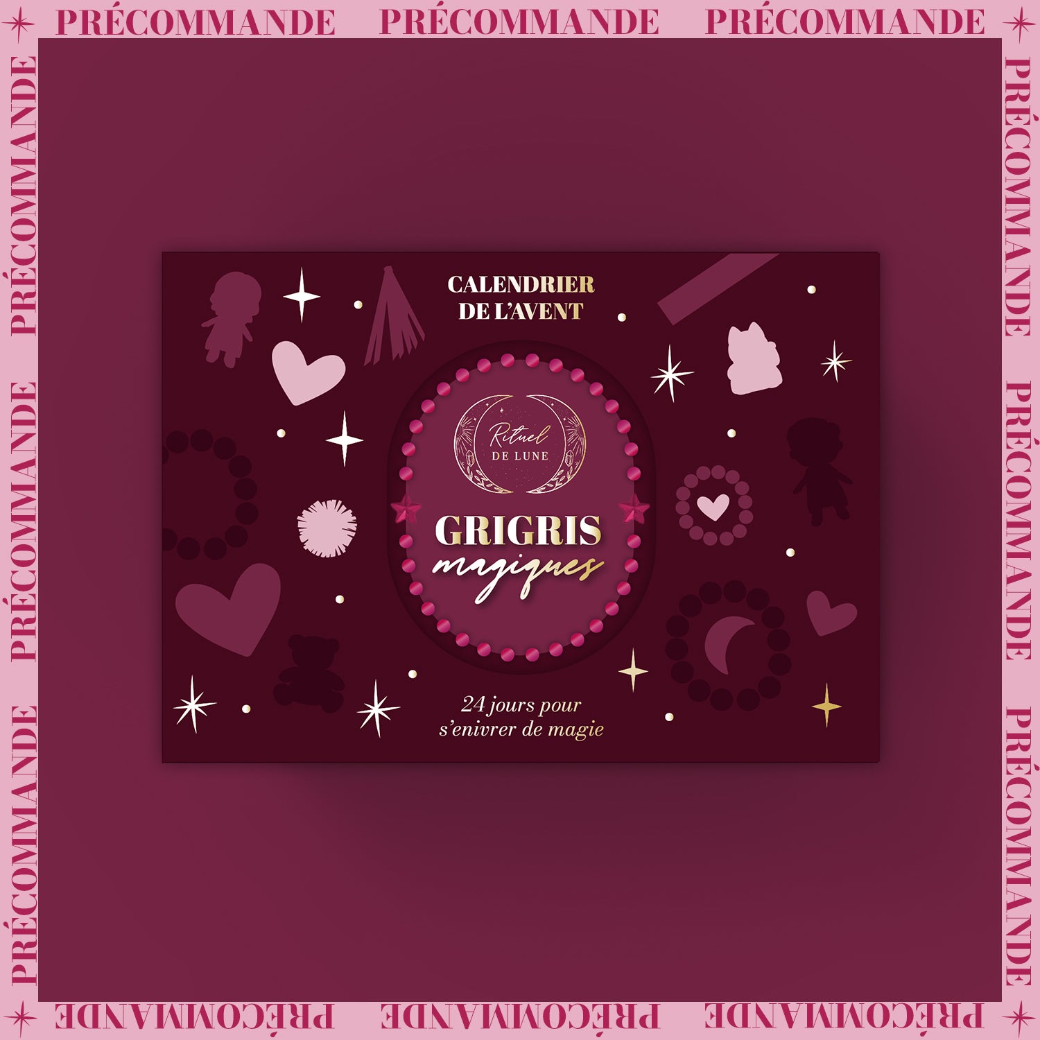 CALENDRIER DE L’AVENT 24 CASES GRI-GRI MAGIQUES