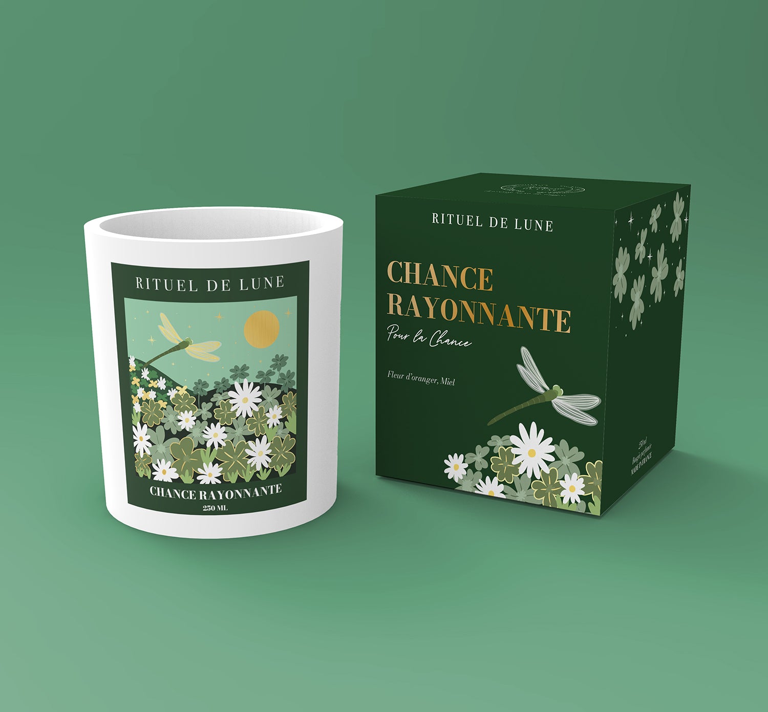 Bougie "Chance Rayonnante" pour provoquer la chance - 250ml