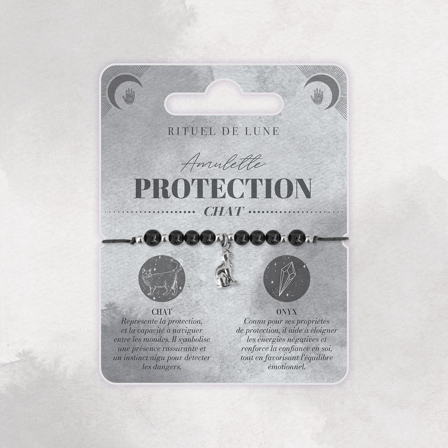 Bracelet Amulette Protection : Le chat