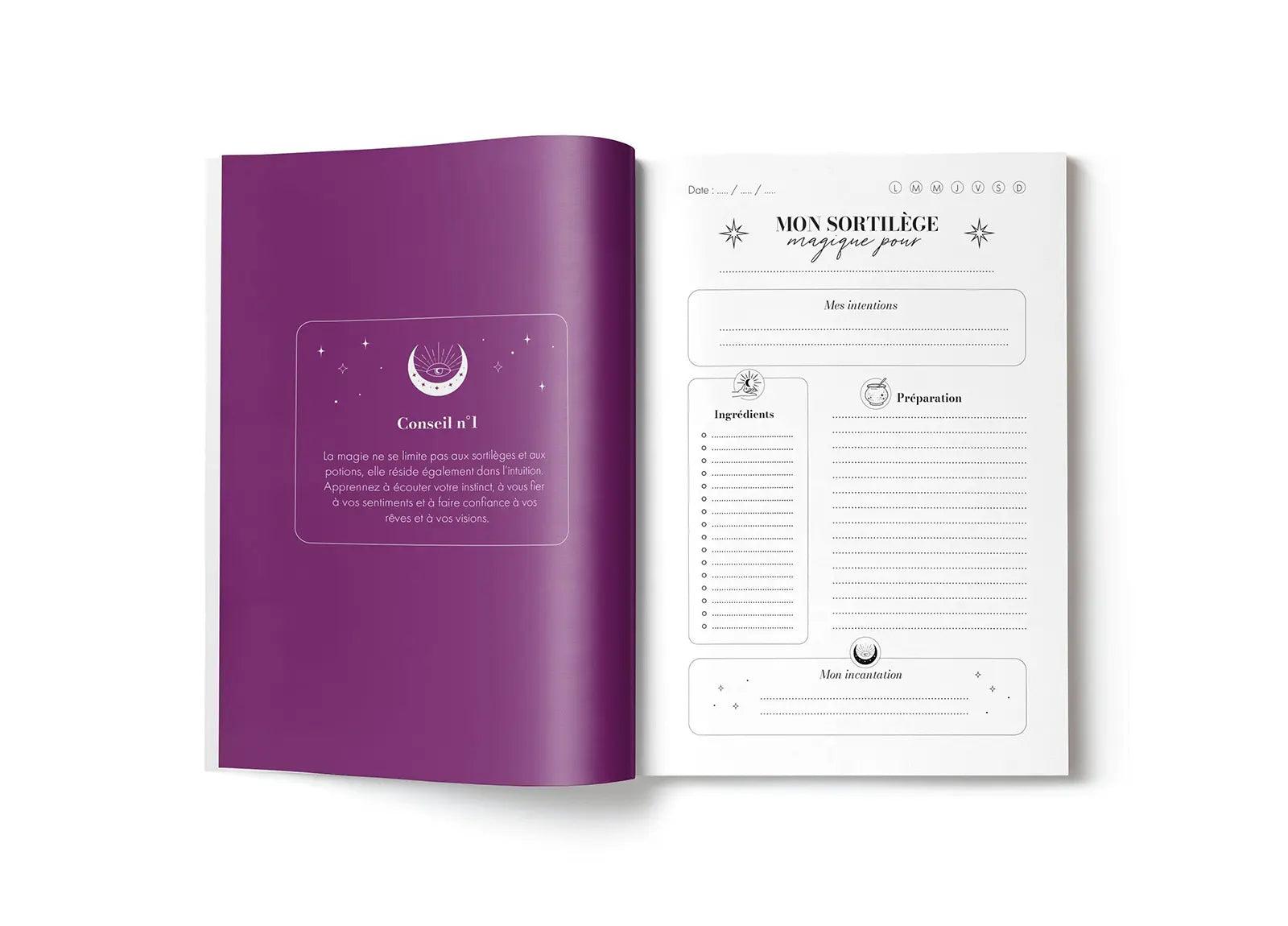 CARNET DE SORTILÈGES - Saupoudrez votre vie de magie • Rituel de Lune
