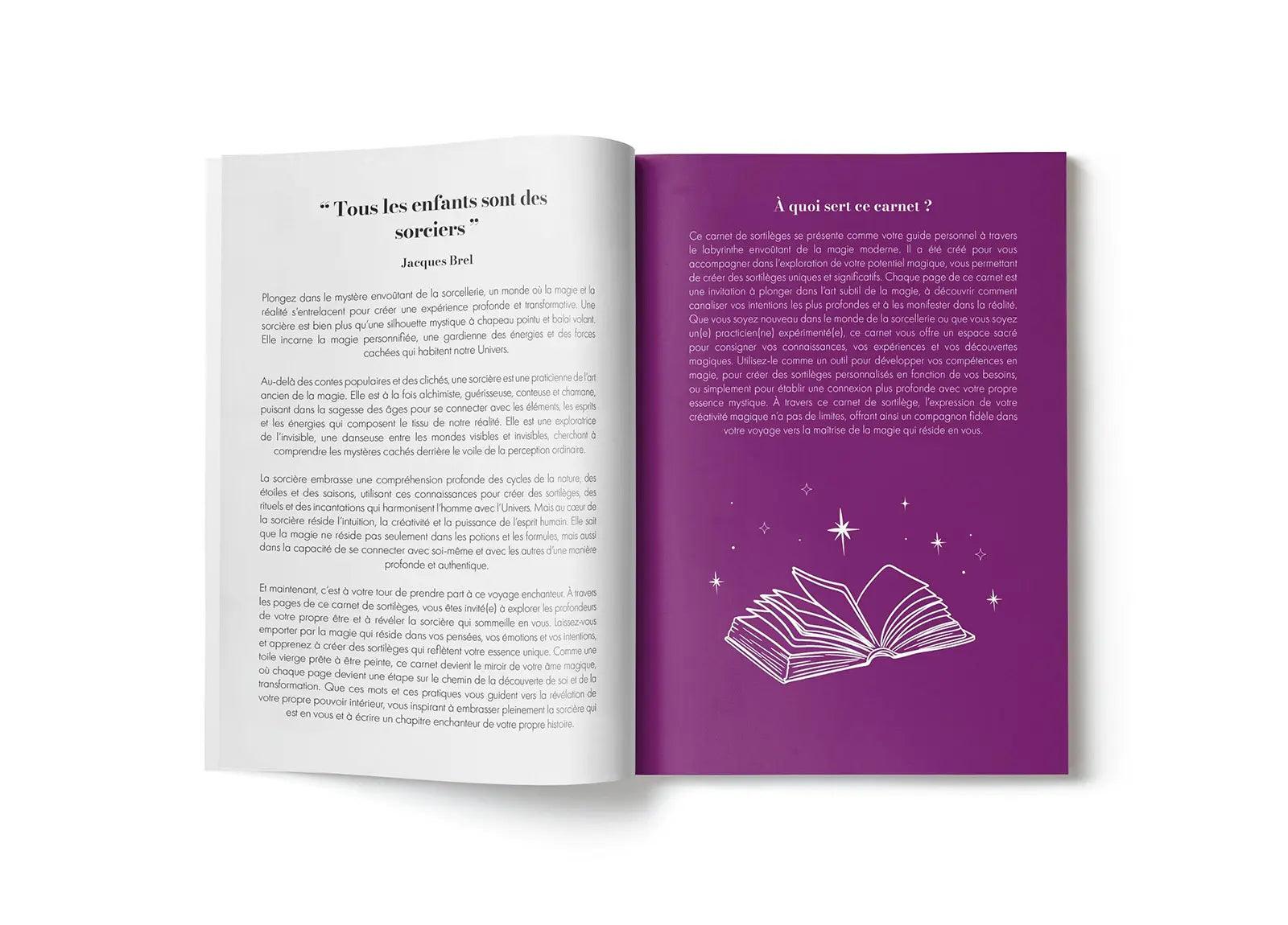 CARNET DE SORTILÈGES - Saupoudrez votre vie de magie • Rituel de Lune