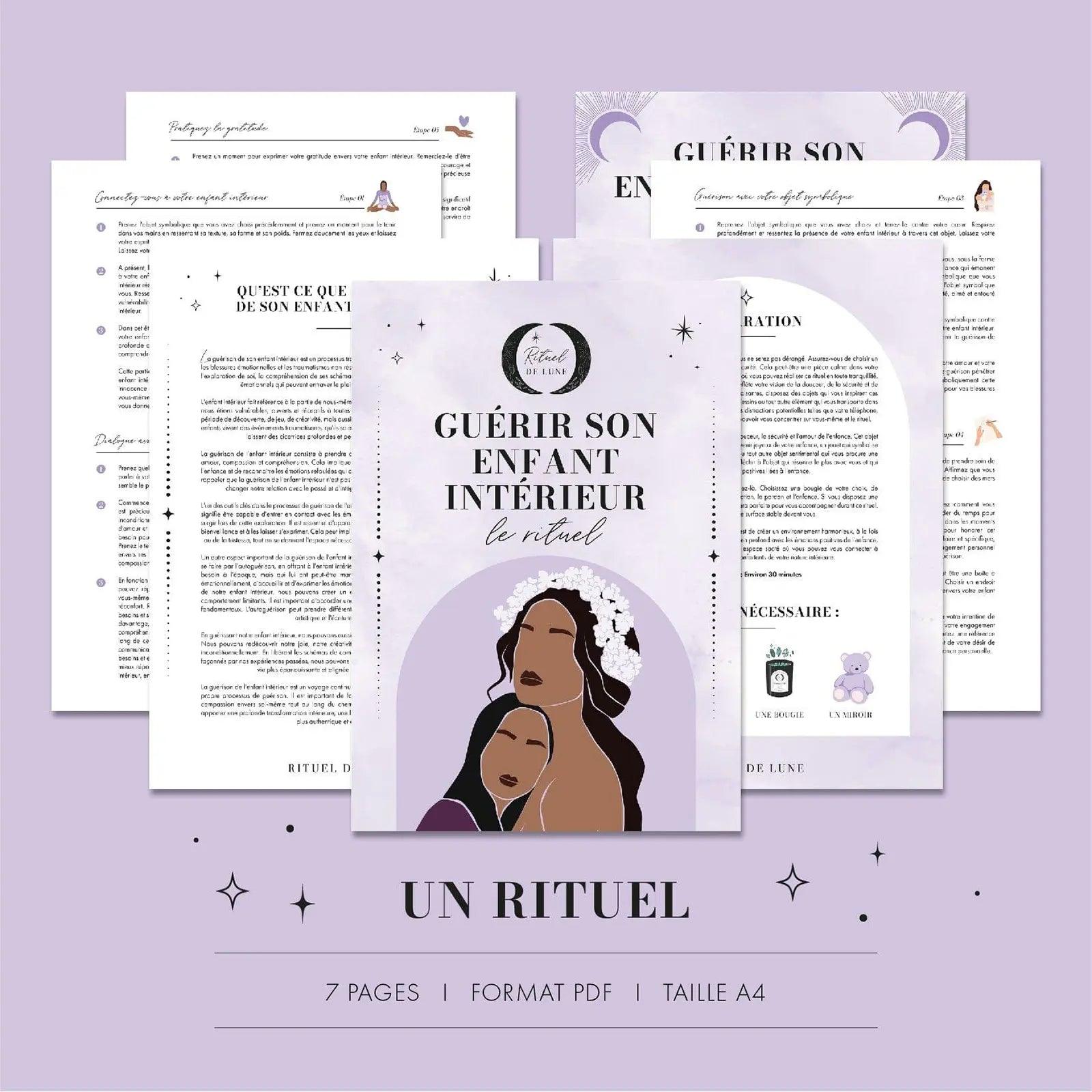 RITUEL ET MEDITATION POUR GUERIR SON ENFANT INTERIEUR • Rituel de Lune